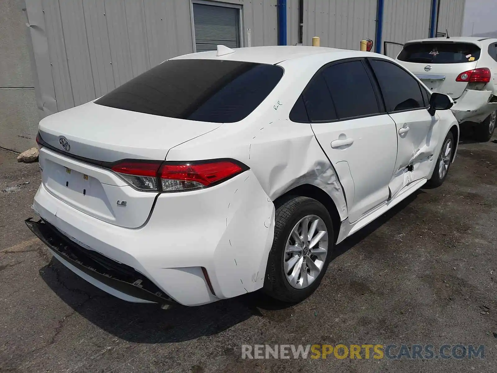 4 Photograph of a damaged car JTDHPRAE7LJ013470 TOYOTA COROLLA 2020