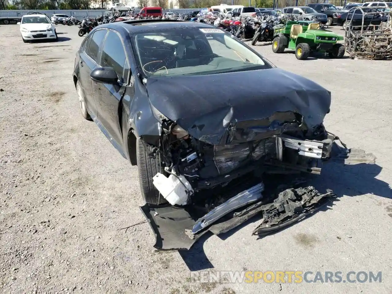 1 Photograph of a damaged car JTDHPRAE7LJ017079 TOYOTA COROLLA 2020