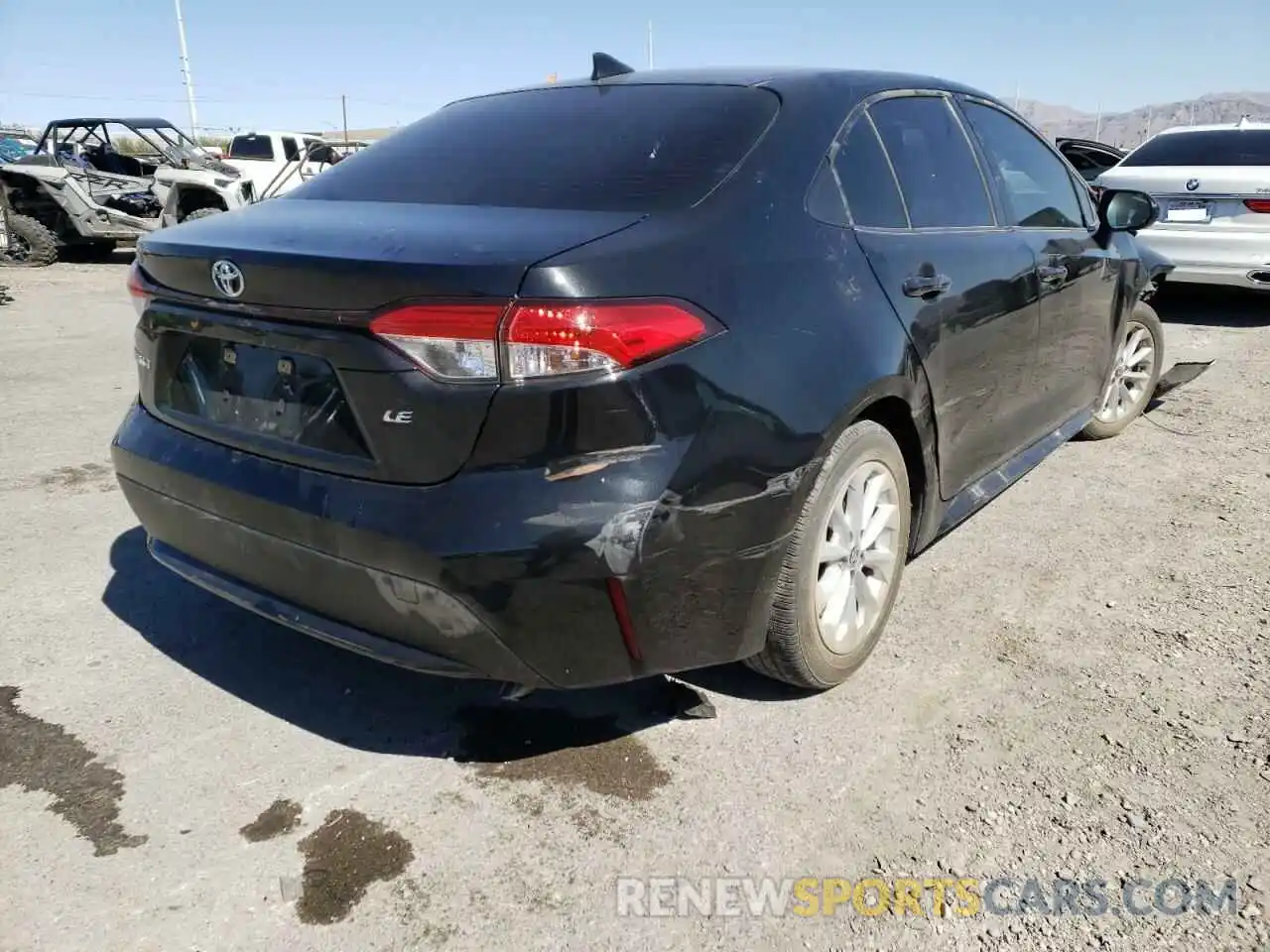 4 Photograph of a damaged car JTDHPRAE7LJ017079 TOYOTA COROLLA 2020