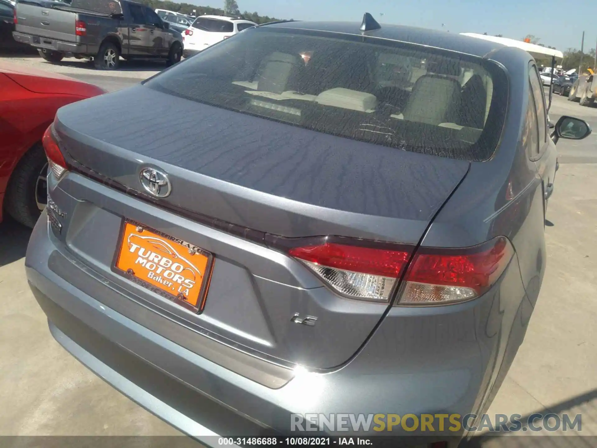 4 Photograph of a damaged car JTDHPRAE7LJ027269 TOYOTA COROLLA 2020