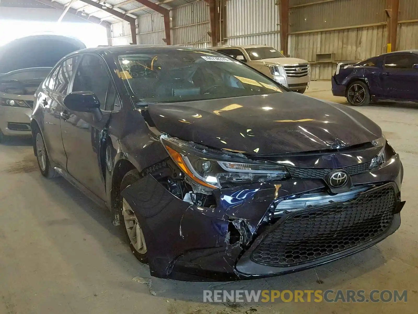 1 Photograph of a damaged car JTDHPRAE7LJ039454 TOYOTA COROLLA 2020