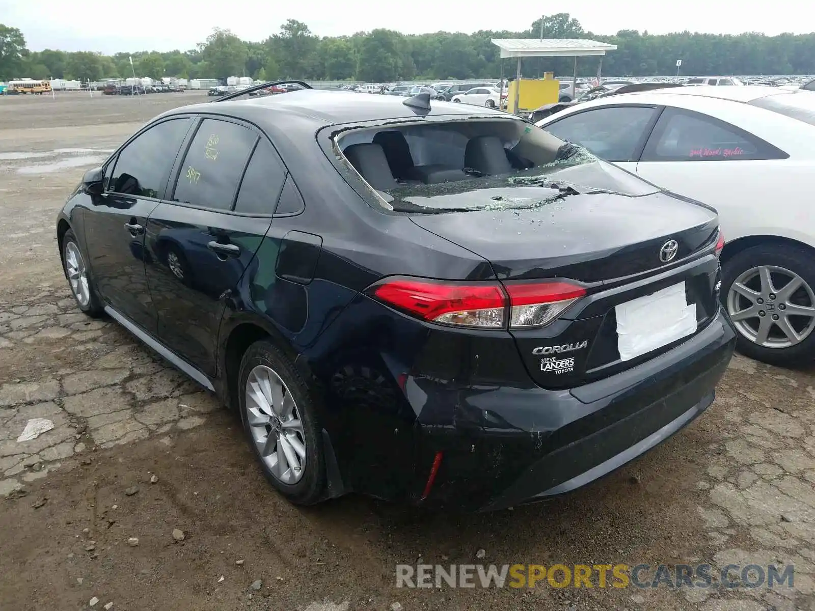 3 Photograph of a damaged car JTDHPRAE7LJ043777 TOYOTA COROLLA 2020