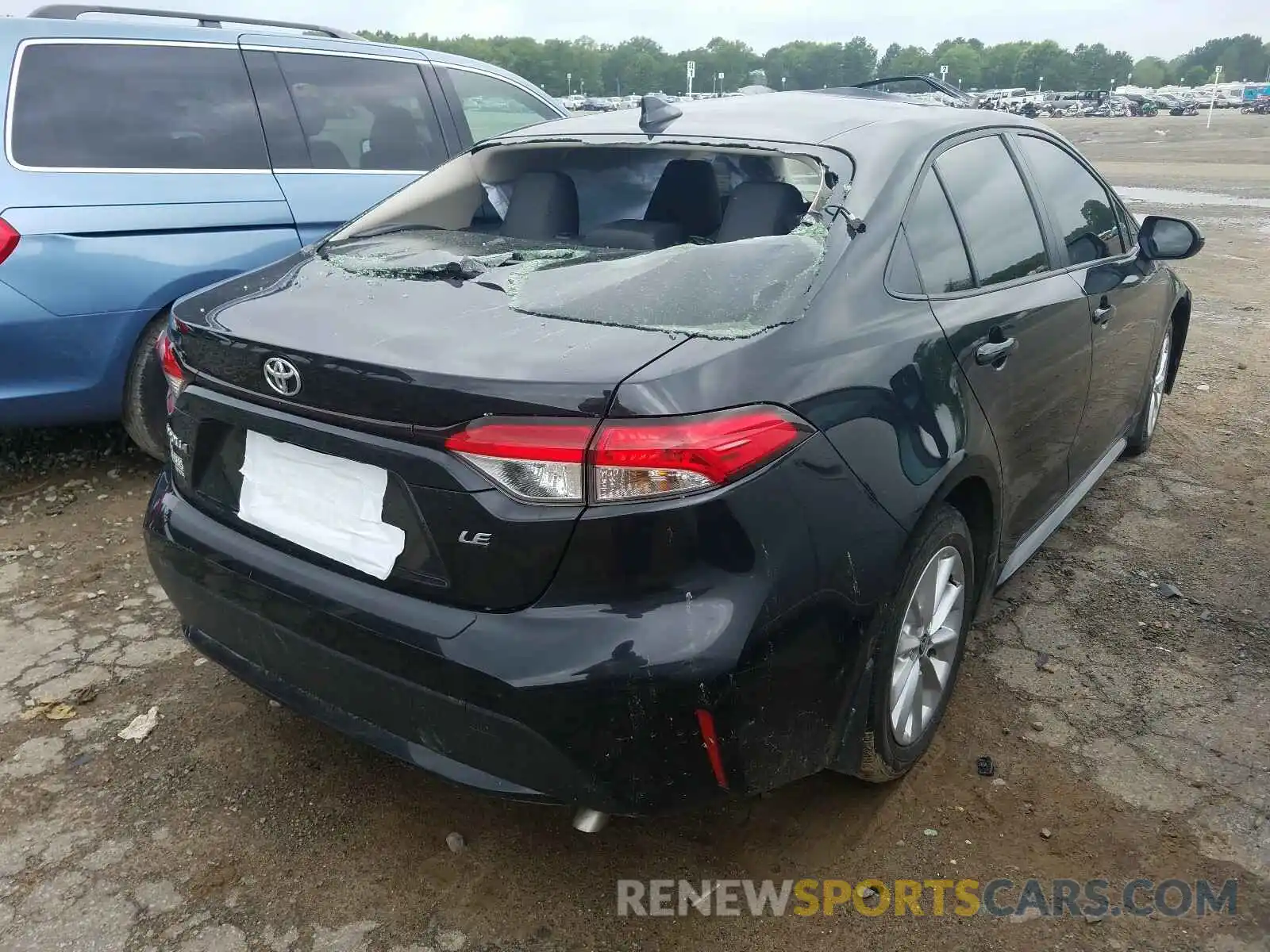 4 Photograph of a damaged car JTDHPRAE7LJ043777 TOYOTA COROLLA 2020