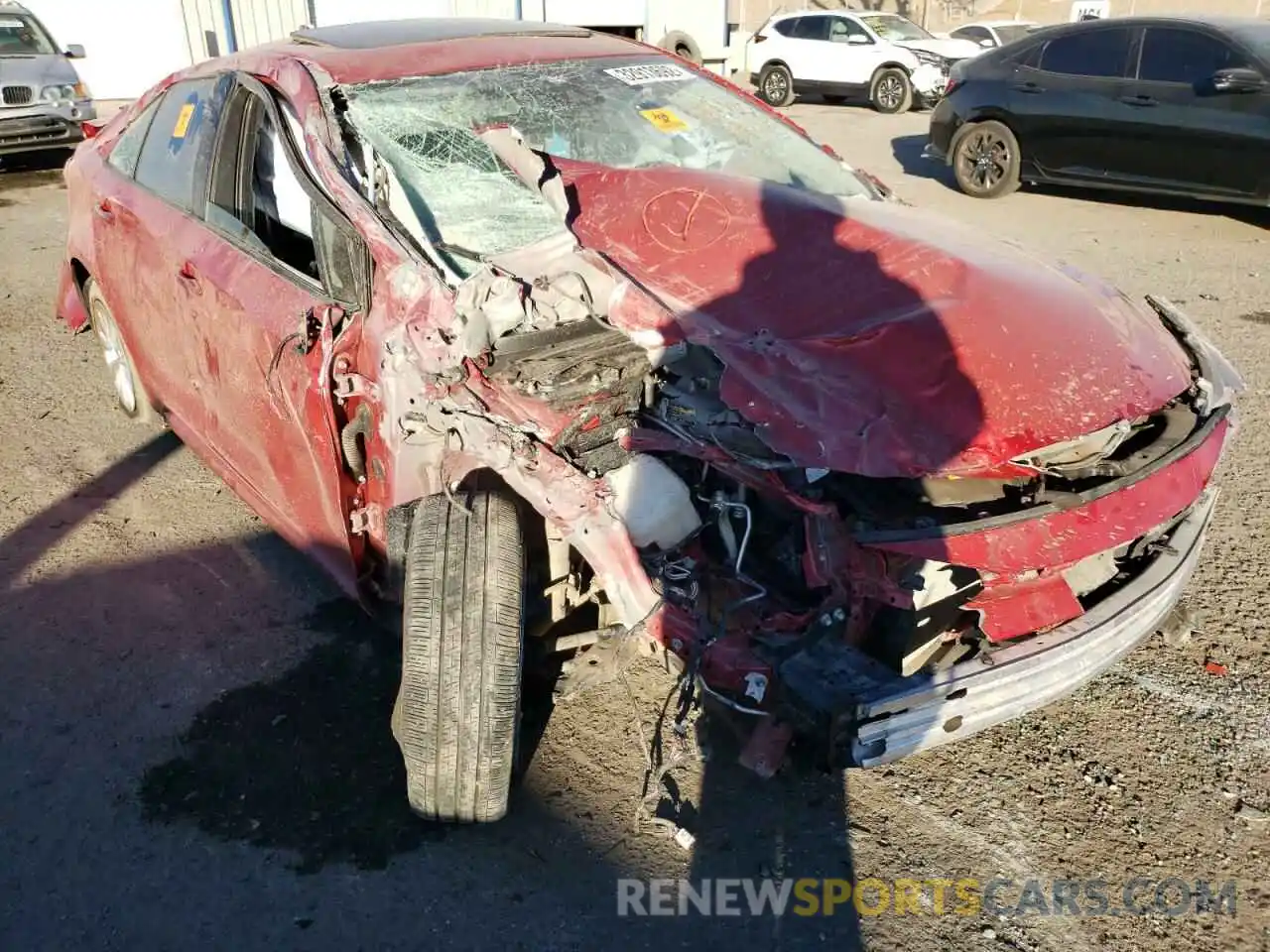 1 Photograph of a damaged car JTDHPRAE7LJ046002 TOYOTA COROLLA 2020