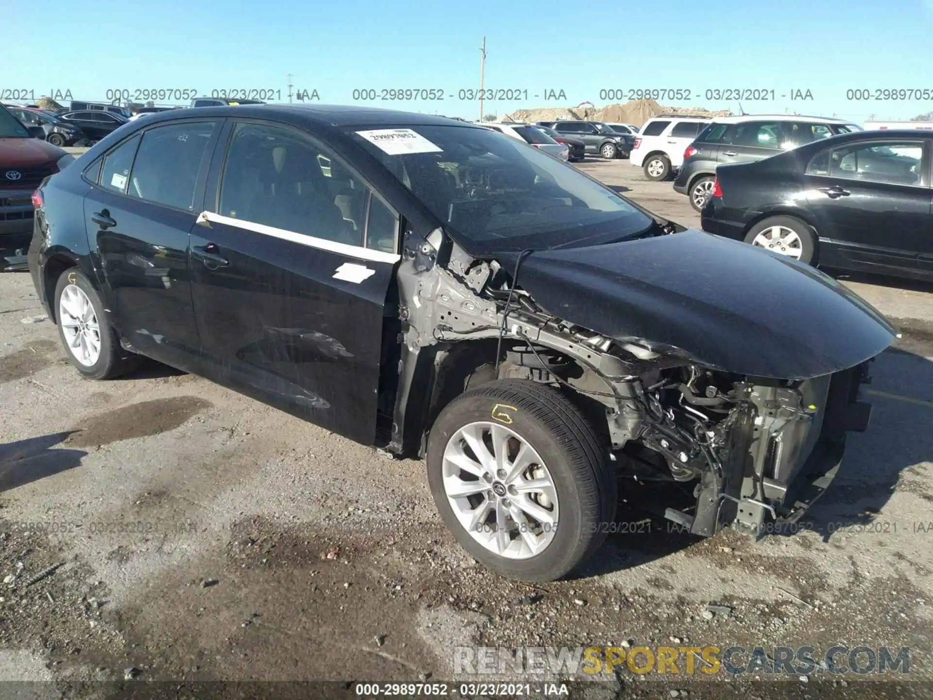 1 Фотография поврежденного автомобиля JTDHPRAE7LJ055895 TOYOTA COROLLA 2020