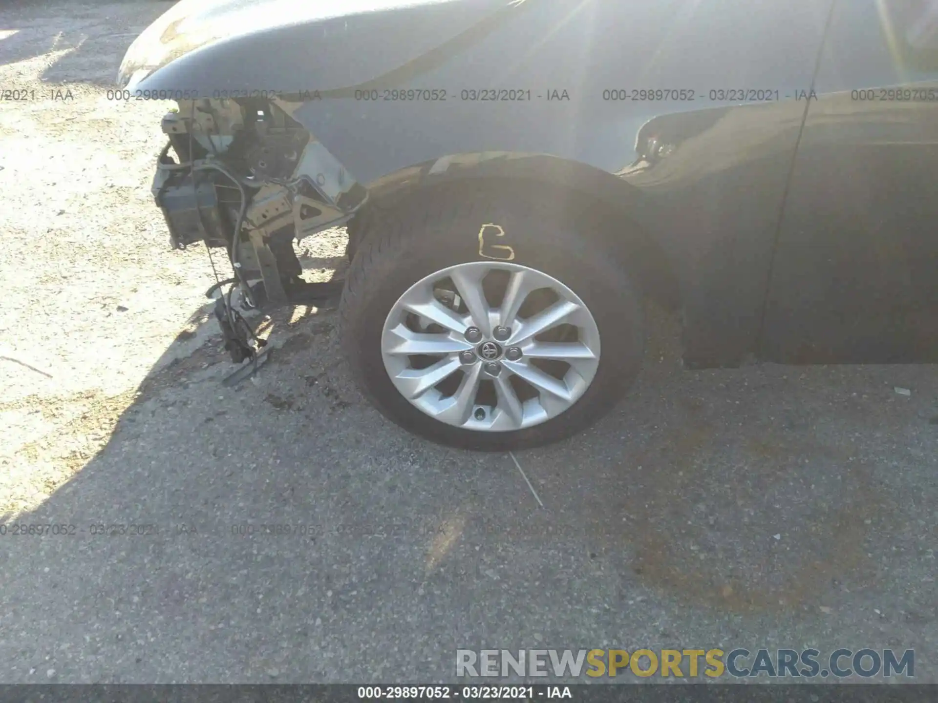 12 Фотография поврежденного автомобиля JTDHPRAE7LJ055895 TOYOTA COROLLA 2020