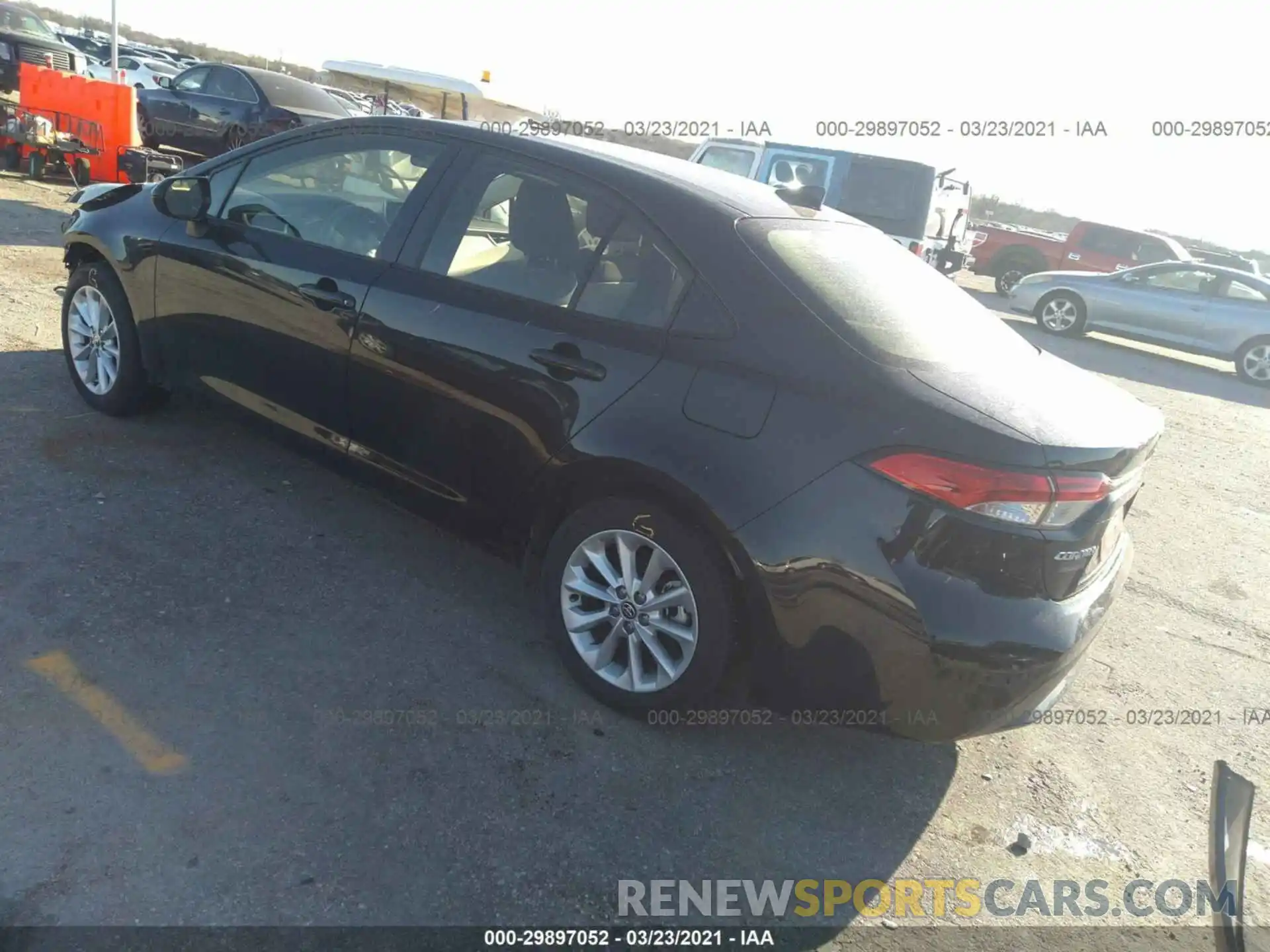 3 Photograph of a damaged car JTDHPRAE7LJ055895 TOYOTA COROLLA 2020