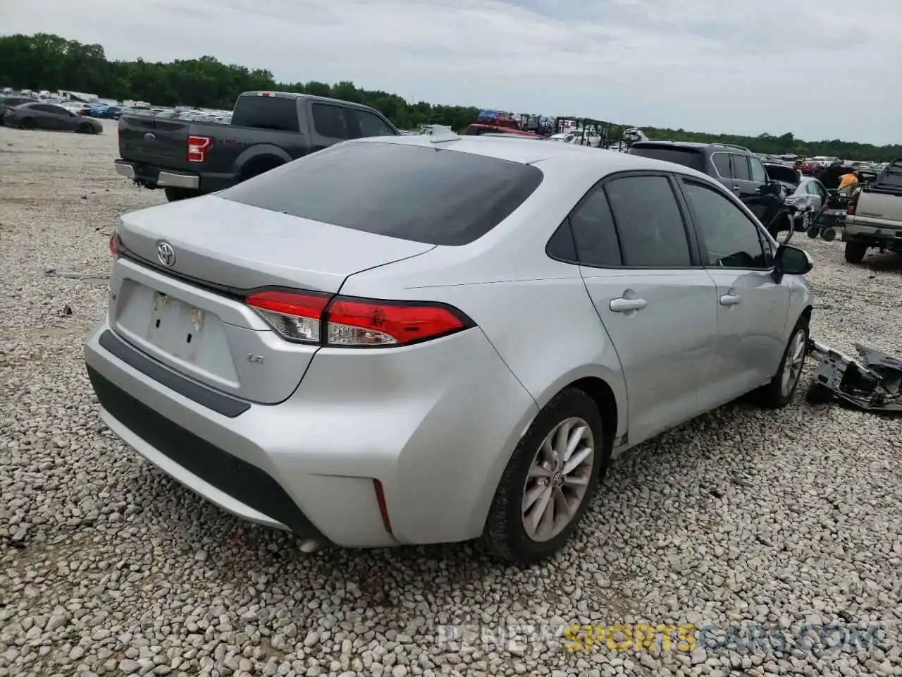 4 Photograph of a damaged car JTDHPRAE7LJ065231 TOYOTA COROLLA 2020