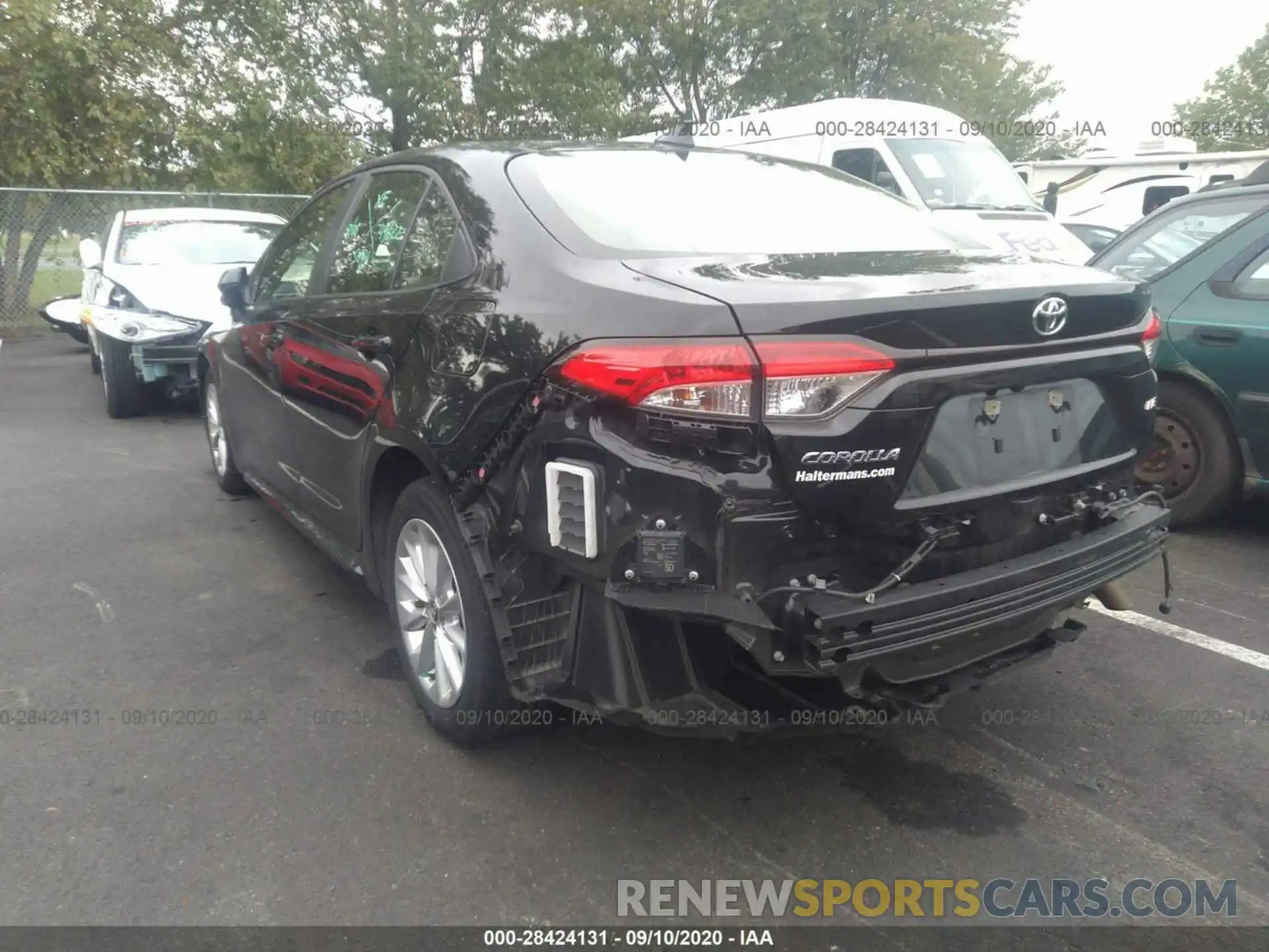 3 Photograph of a damaged car JTDHPRAE7LJ069473 TOYOTA COROLLA 2020