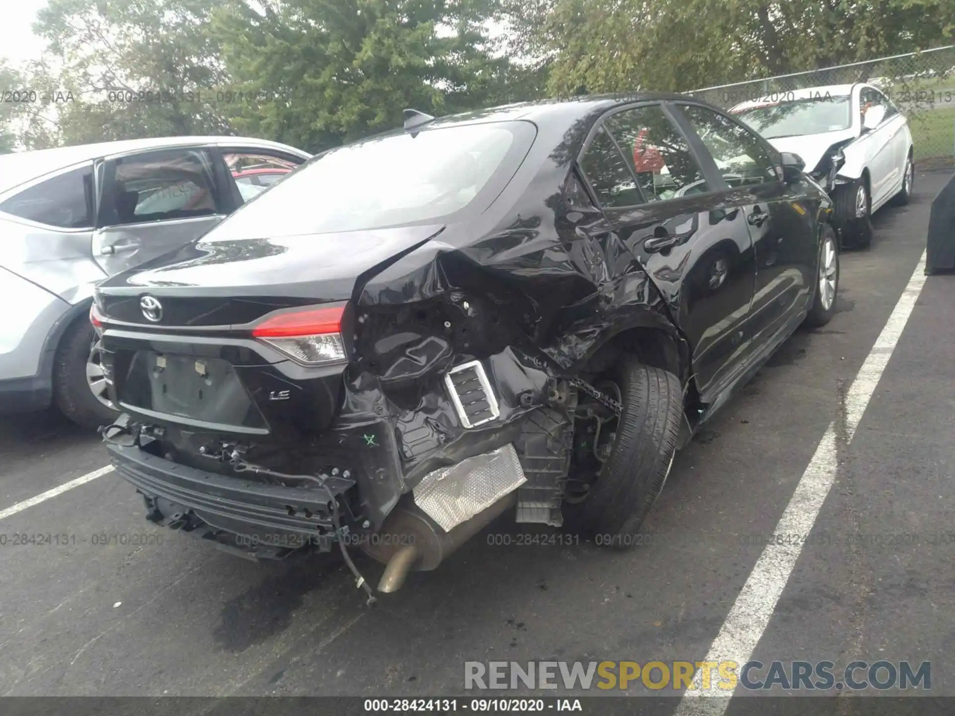 4 Photograph of a damaged car JTDHPRAE7LJ069473 TOYOTA COROLLA 2020