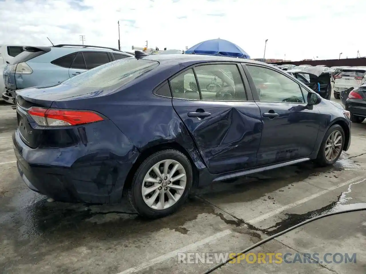 3 Photograph of a damaged car JTDHPRAE7LJ069652 TOYOTA COROLLA 2020