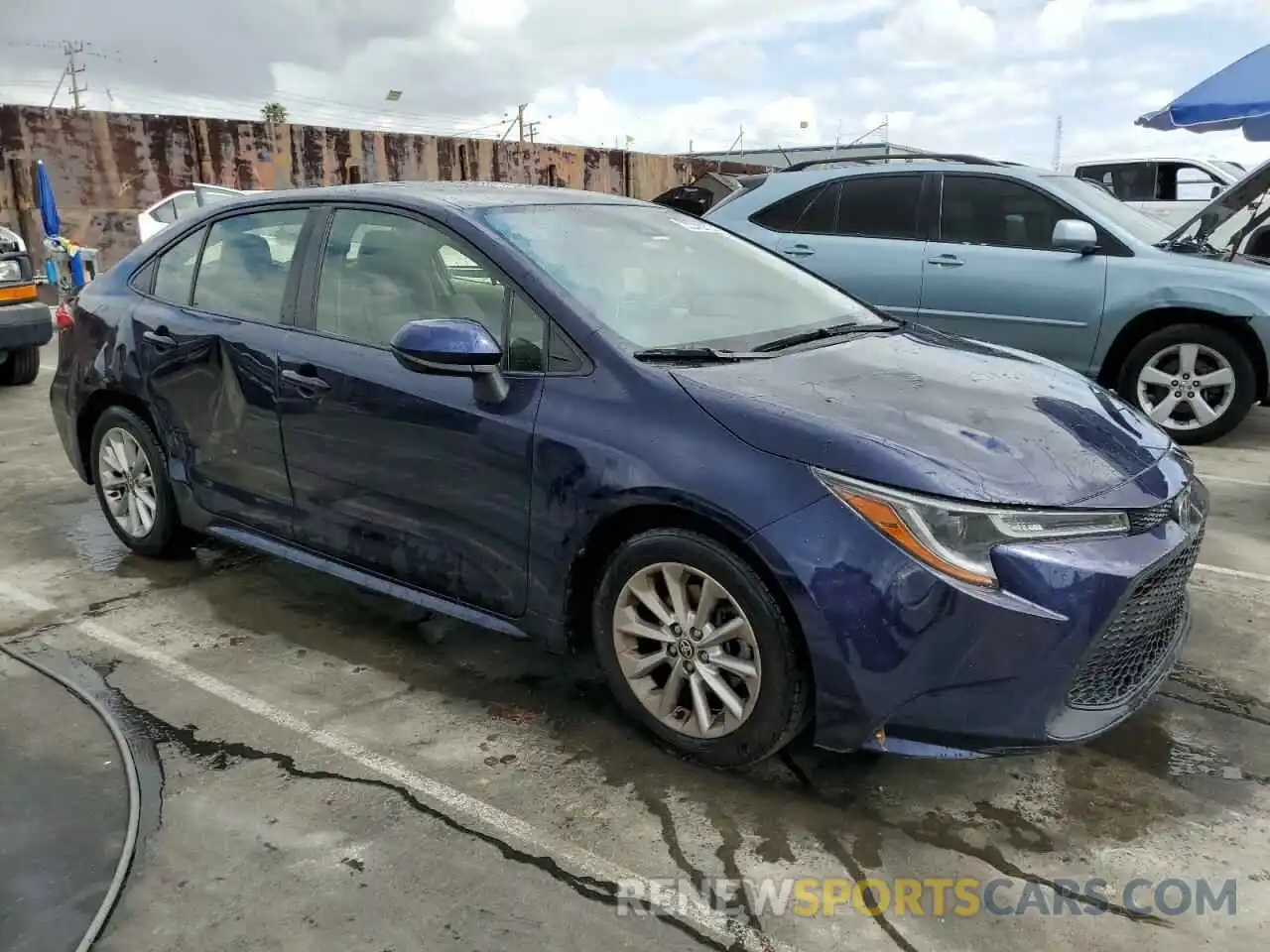 4 Photograph of a damaged car JTDHPRAE7LJ069652 TOYOTA COROLLA 2020