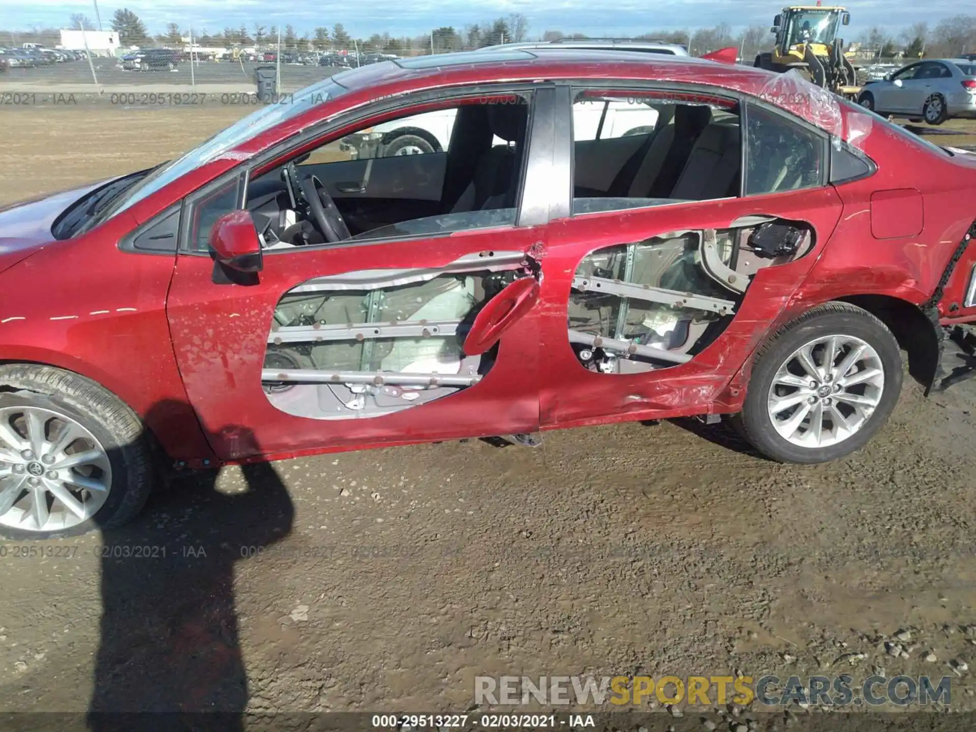 6 Photograph of a damaged car JTDHPRAE7LJ070140 TOYOTA COROLLA 2020