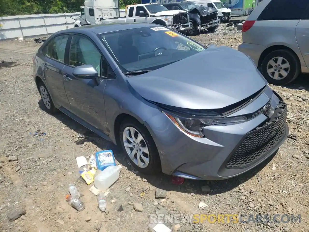 1 Photograph of a damaged car JTDHPRAE8LJ002137 TOYOTA COROLLA 2020