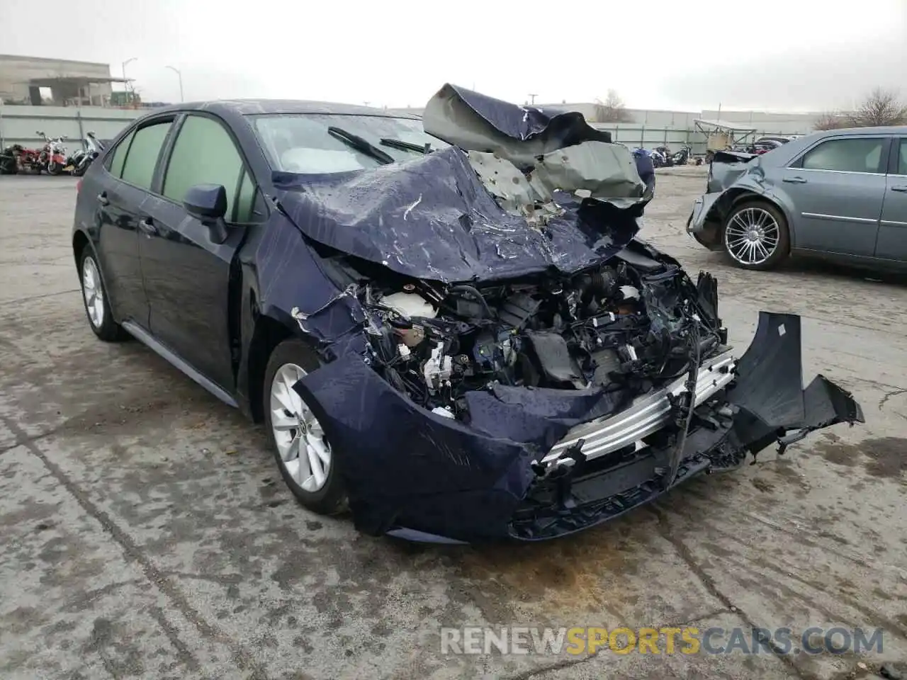 1 Photograph of a damaged car JTDHPRAE8LJ002252 TOYOTA COROLLA 2020