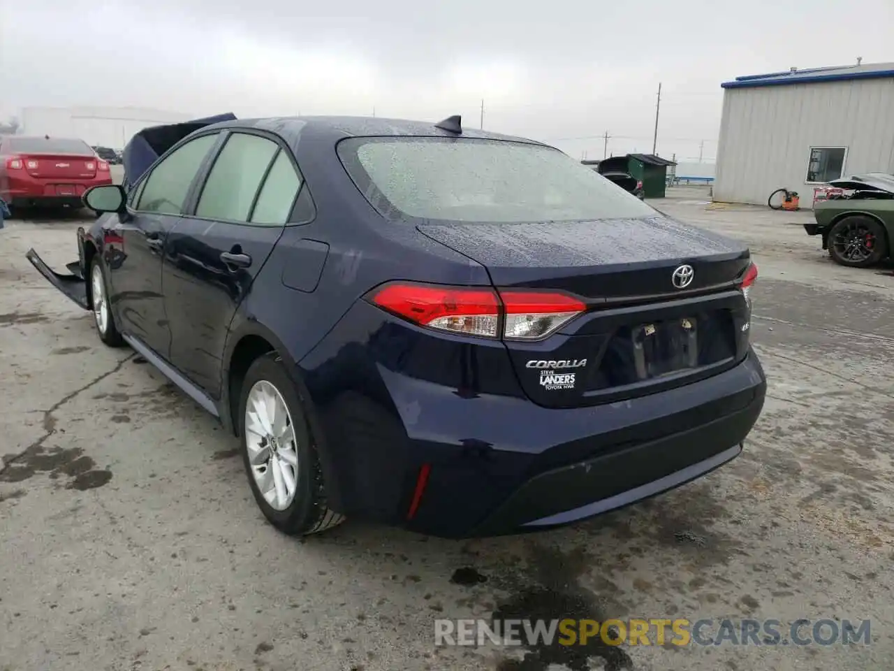 3 Photograph of a damaged car JTDHPRAE8LJ002252 TOYOTA COROLLA 2020