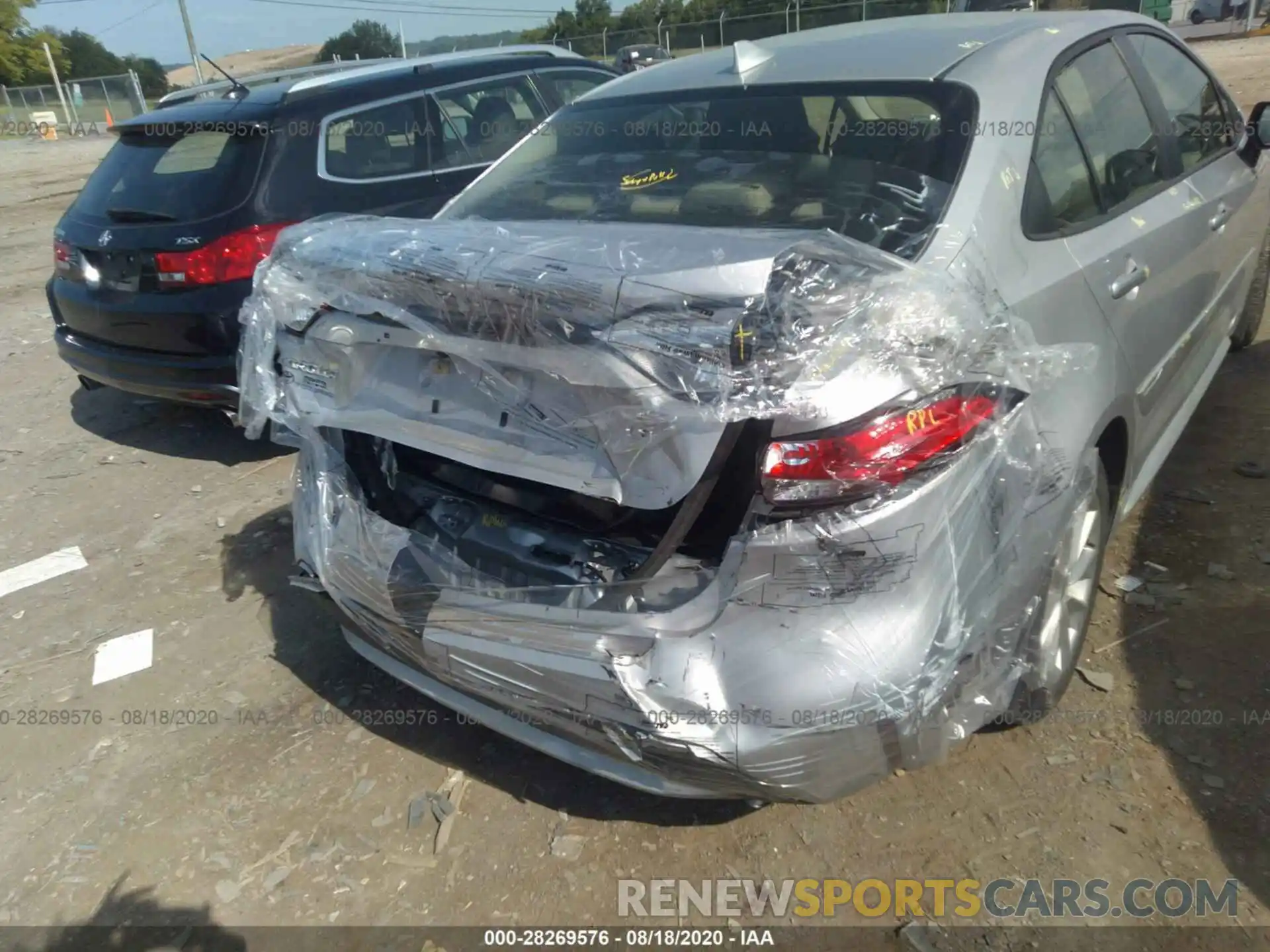 6 Photograph of a damaged car JTDHPRAE8LJ006723 TOYOTA COROLLA 2020