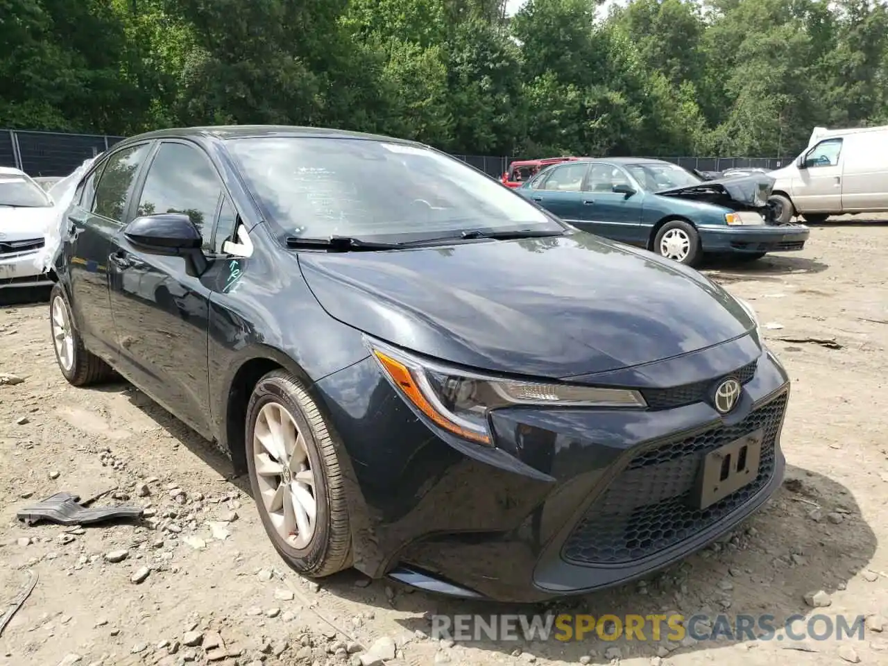 1 Photograph of a damaged car JTDHPRAE8LJ007192 TOYOTA COROLLA 2020