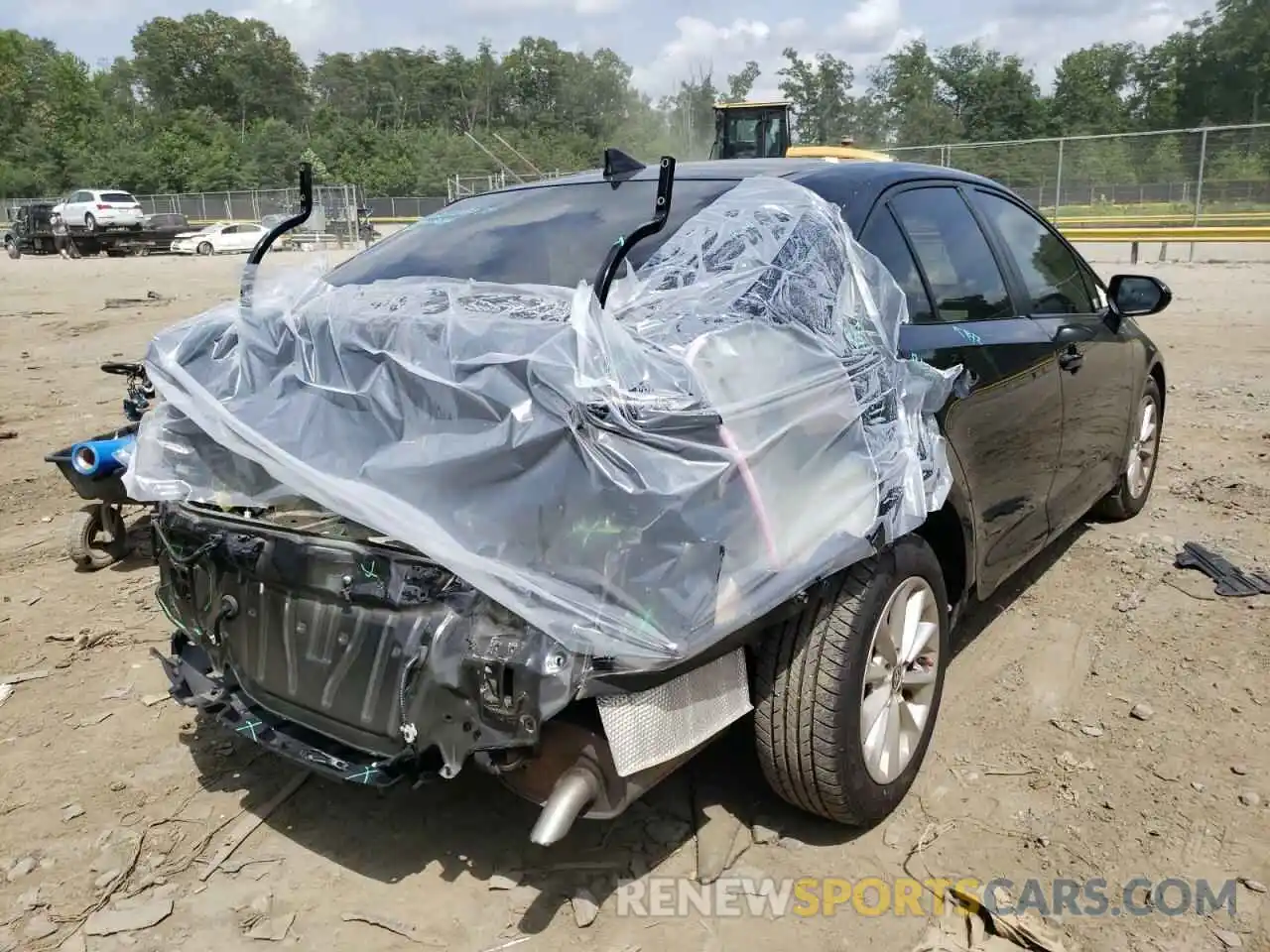 4 Photograph of a damaged car JTDHPRAE8LJ007192 TOYOTA COROLLA 2020