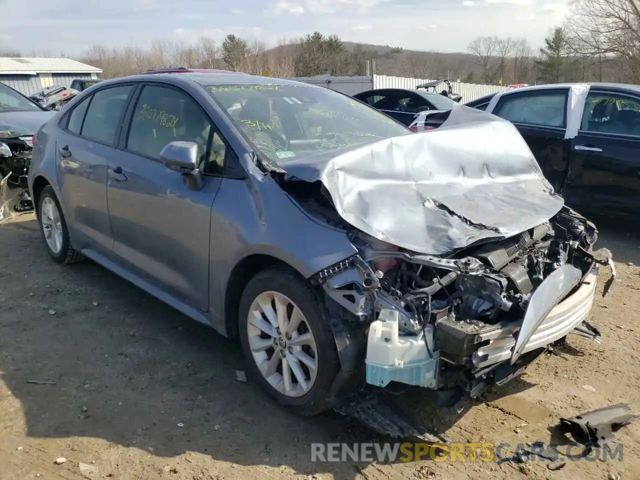 1 Photograph of a damaged car JTDHPRAE8LJ008570 TOYOTA COROLLA 2020