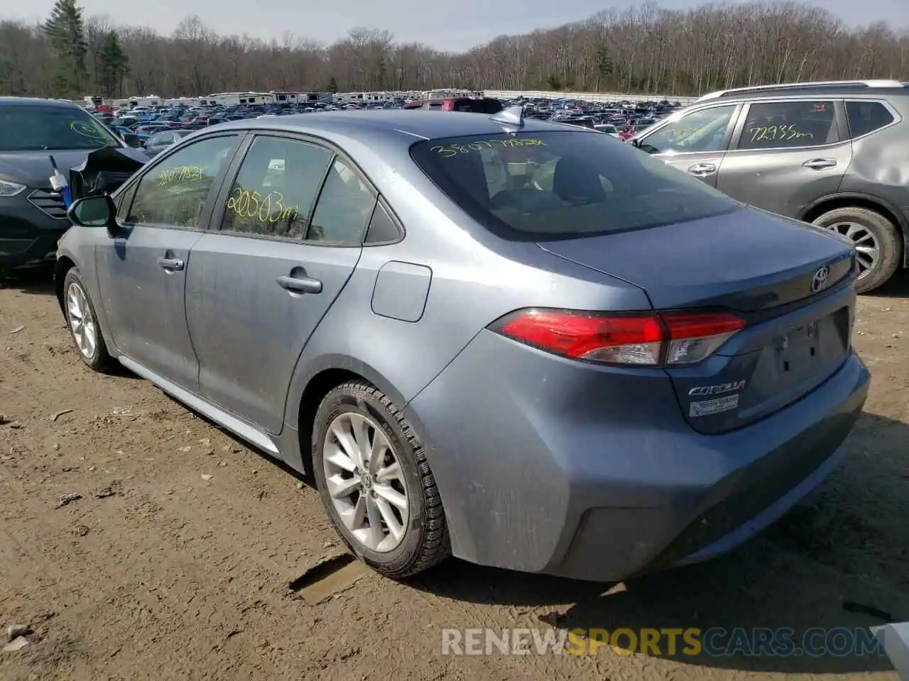 3 Photograph of a damaged car JTDHPRAE8LJ008570 TOYOTA COROLLA 2020