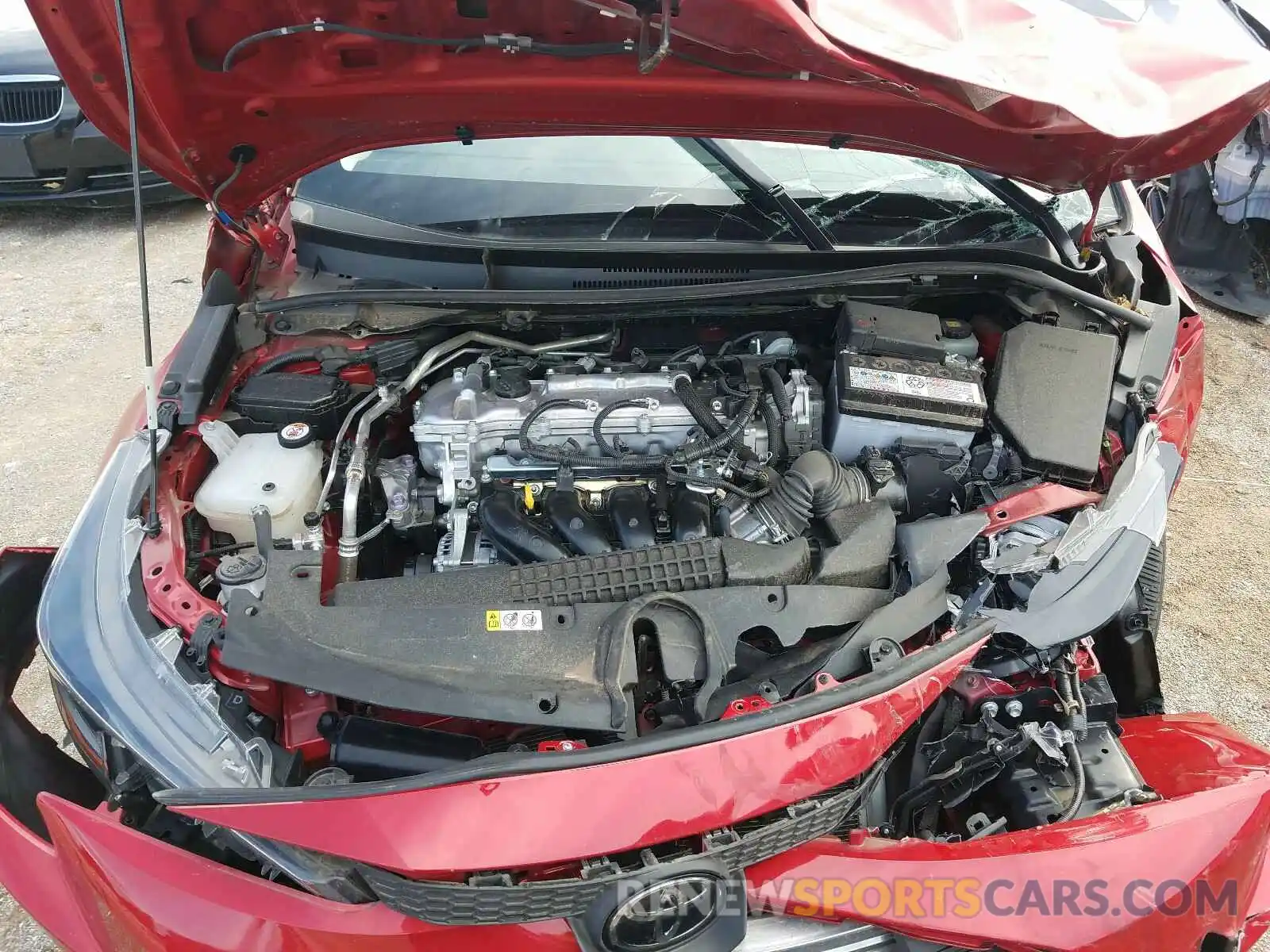 7 Photograph of a damaged car JTDHPRAE8LJ009850 TOYOTA COROLLA 2020