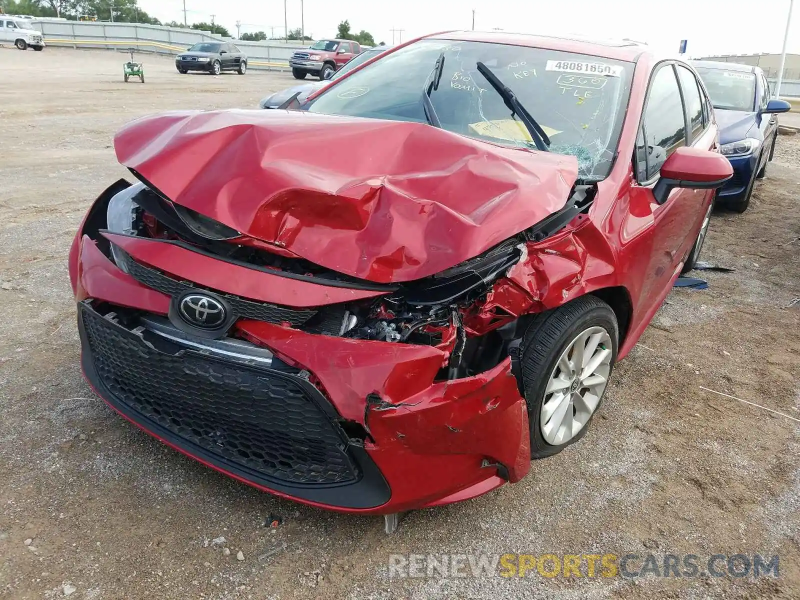 9 Photograph of a damaged car JTDHPRAE8LJ009850 TOYOTA COROLLA 2020