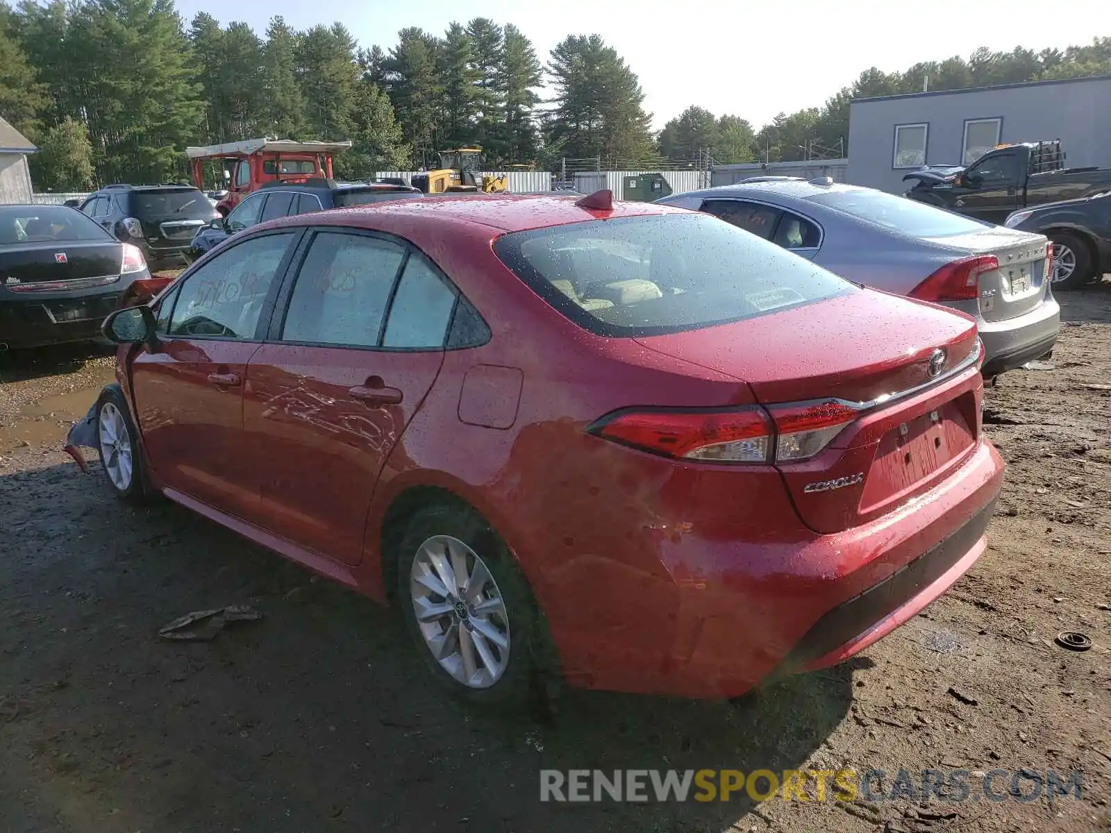 3 Photograph of a damaged car JTDHPRAE8LJ011923 TOYOTA COROLLA 2020