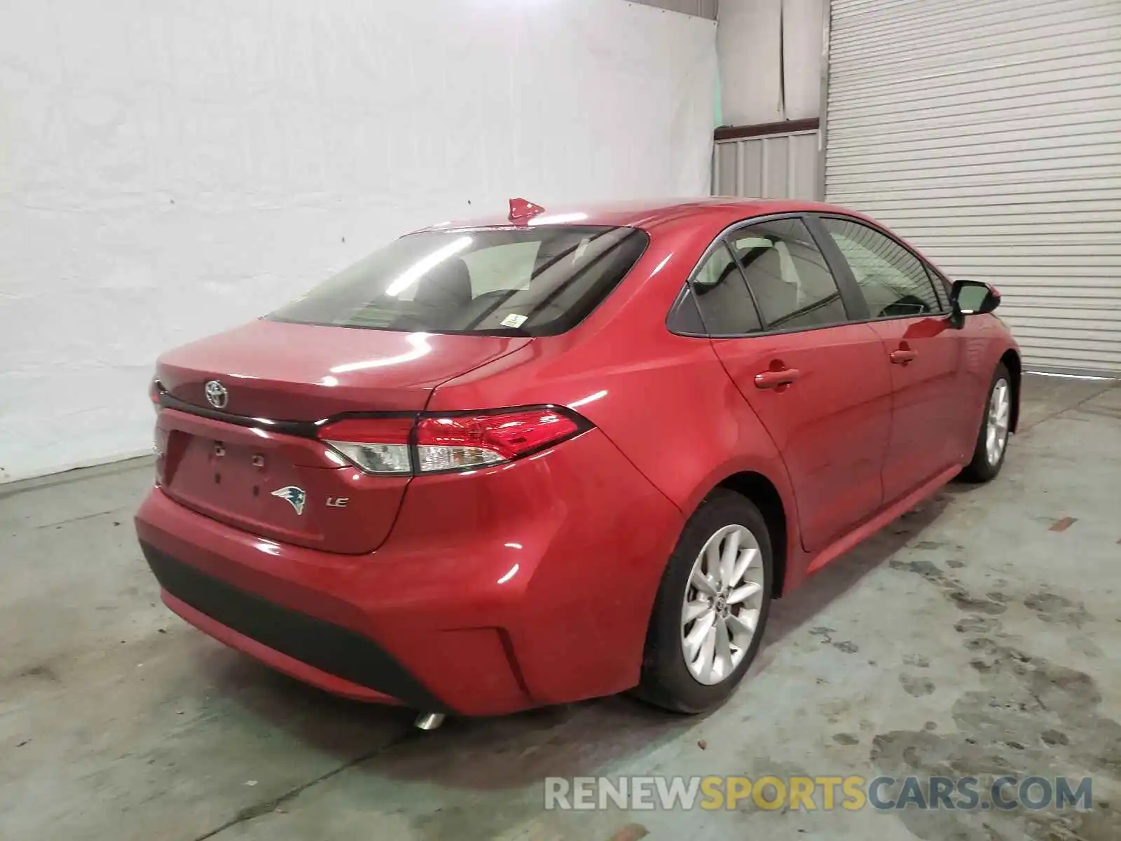 4 Photograph of a damaged car JTDHPRAE8LJ012960 TOYOTA COROLLA 2020