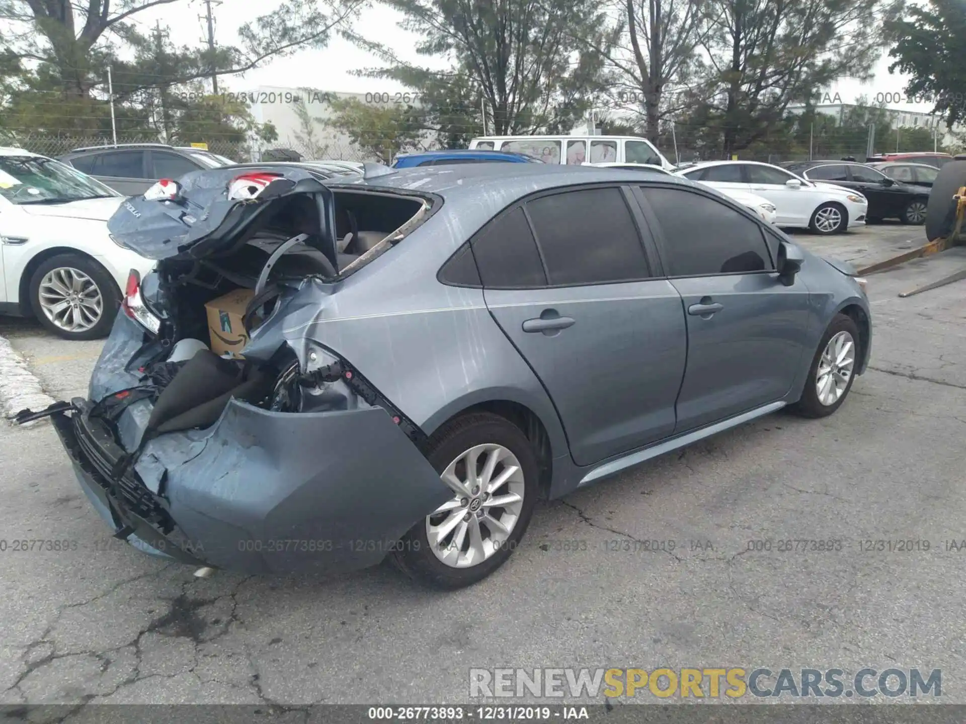 4 Photograph of a damaged car JTDHPRAE8LJ013140 TOYOTA COROLLA 2020