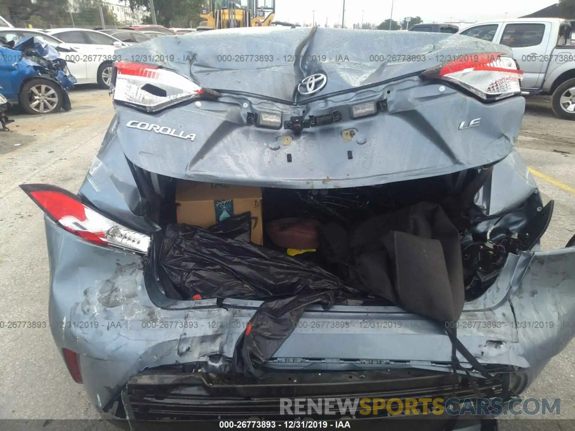 6 Photograph of a damaged car JTDHPRAE8LJ013140 TOYOTA COROLLA 2020