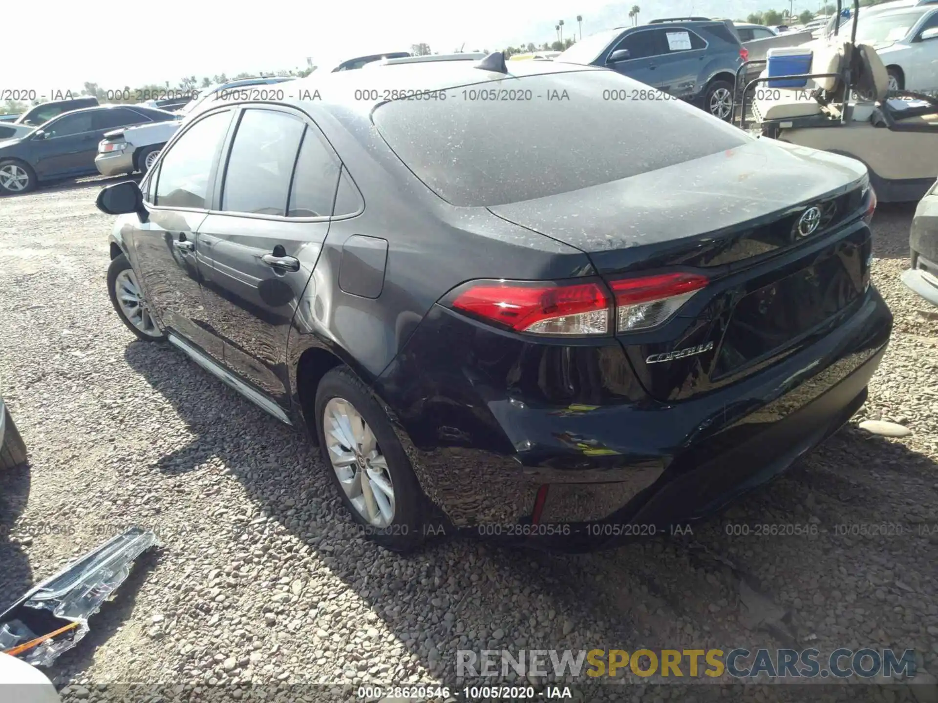 3 Photograph of a damaged car JTDHPRAE8LJ013168 TOYOTA COROLLA 2020