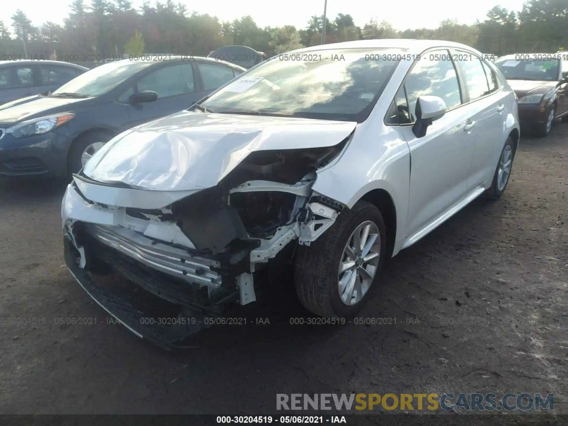 6 Photograph of a damaged car JTDHPRAE8LJ014451 TOYOTA COROLLA 2020
