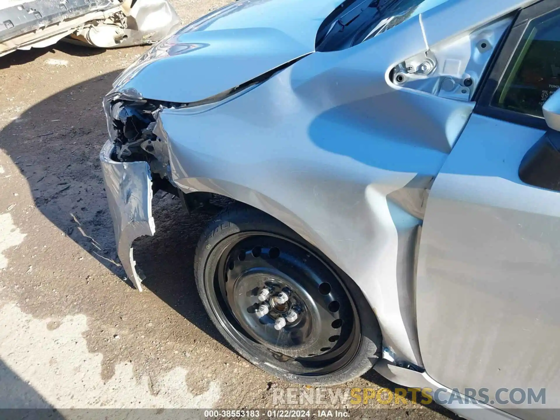 6 Photograph of a damaged car JTDHPRAE8LJ015826 TOYOTA COROLLA 2020