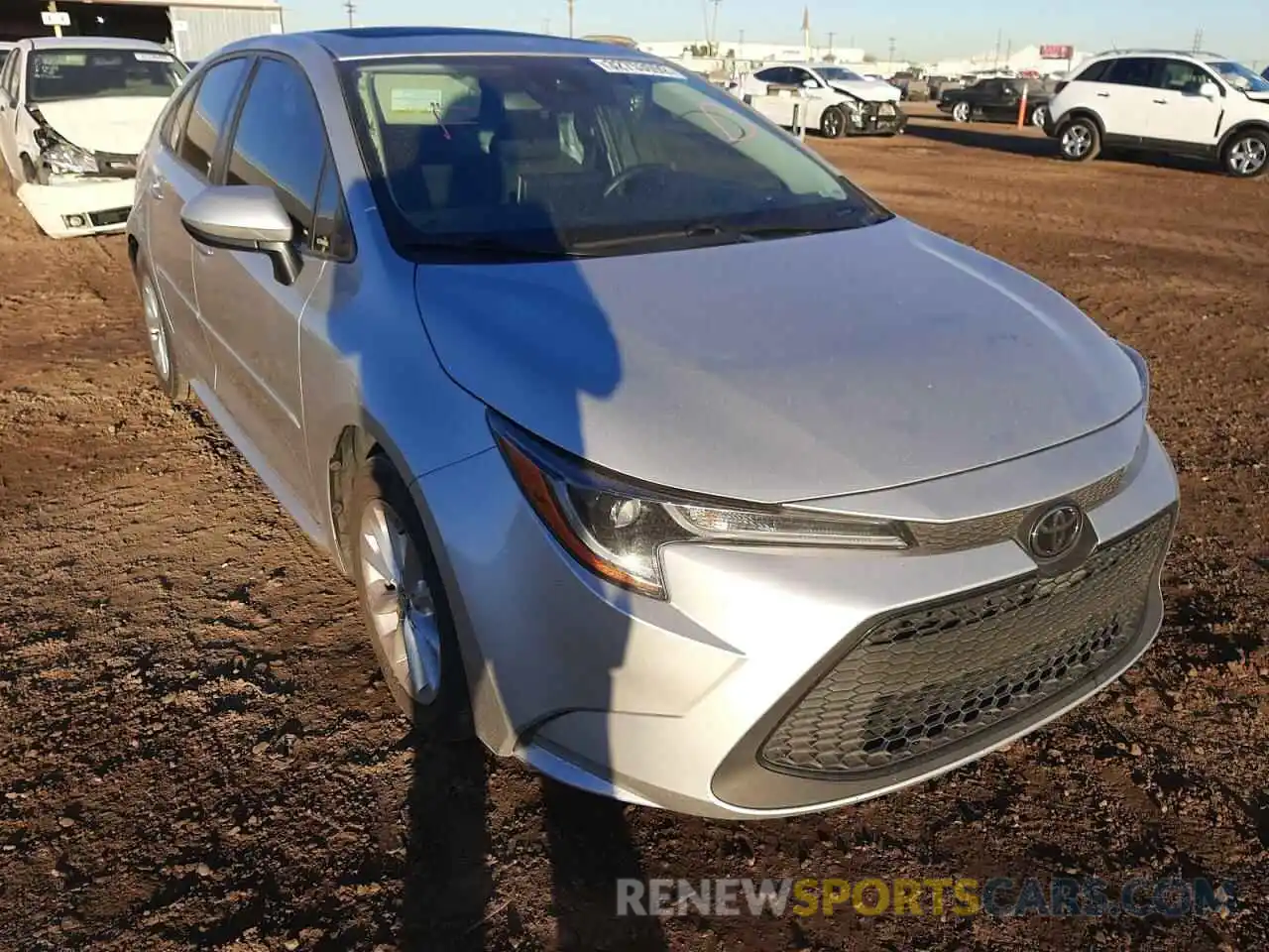 1 Photograph of a damaged car JTDHPRAE8LJ029385 TOYOTA COROLLA 2020