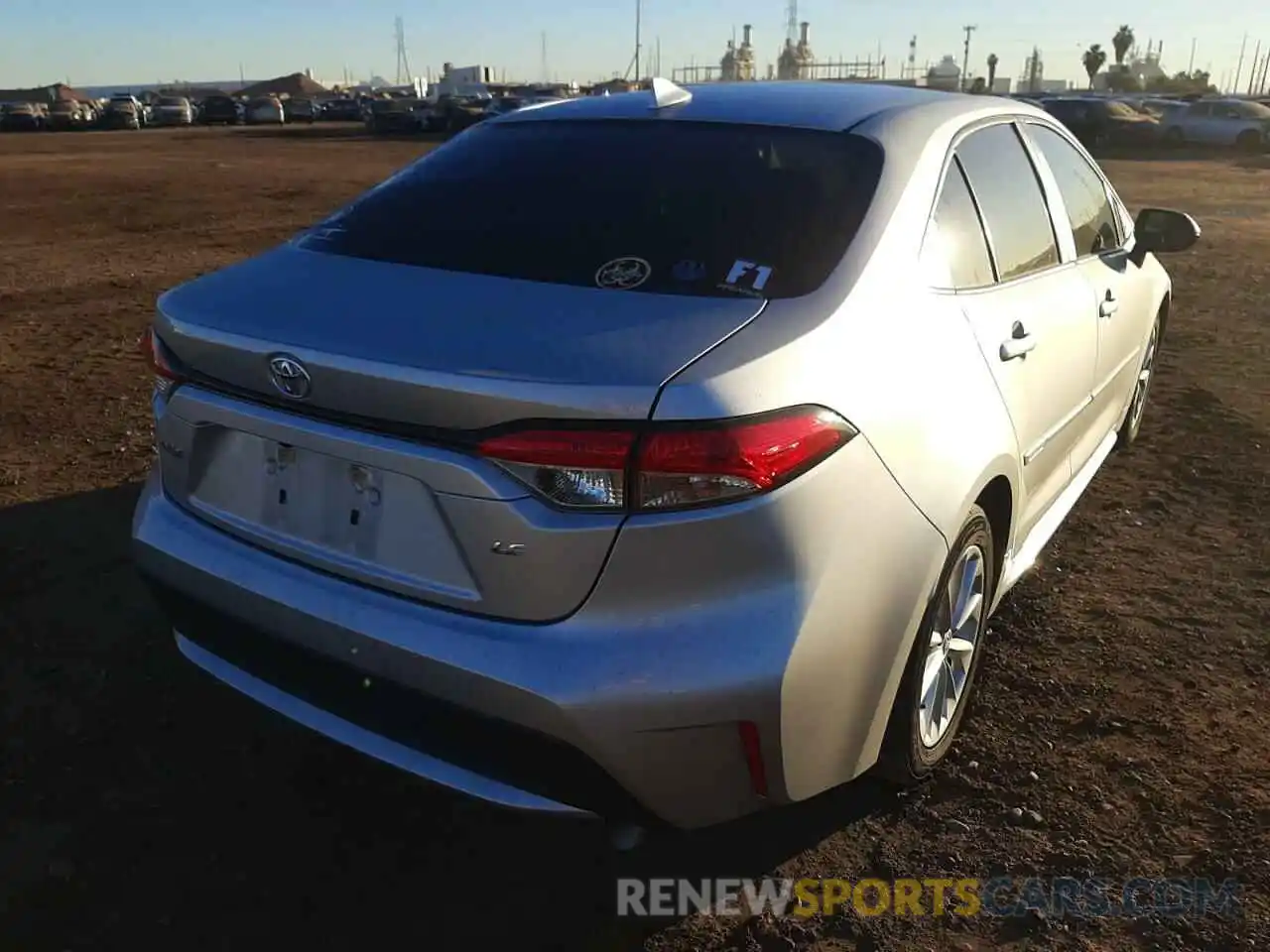 4 Photograph of a damaged car JTDHPRAE8LJ029385 TOYOTA COROLLA 2020