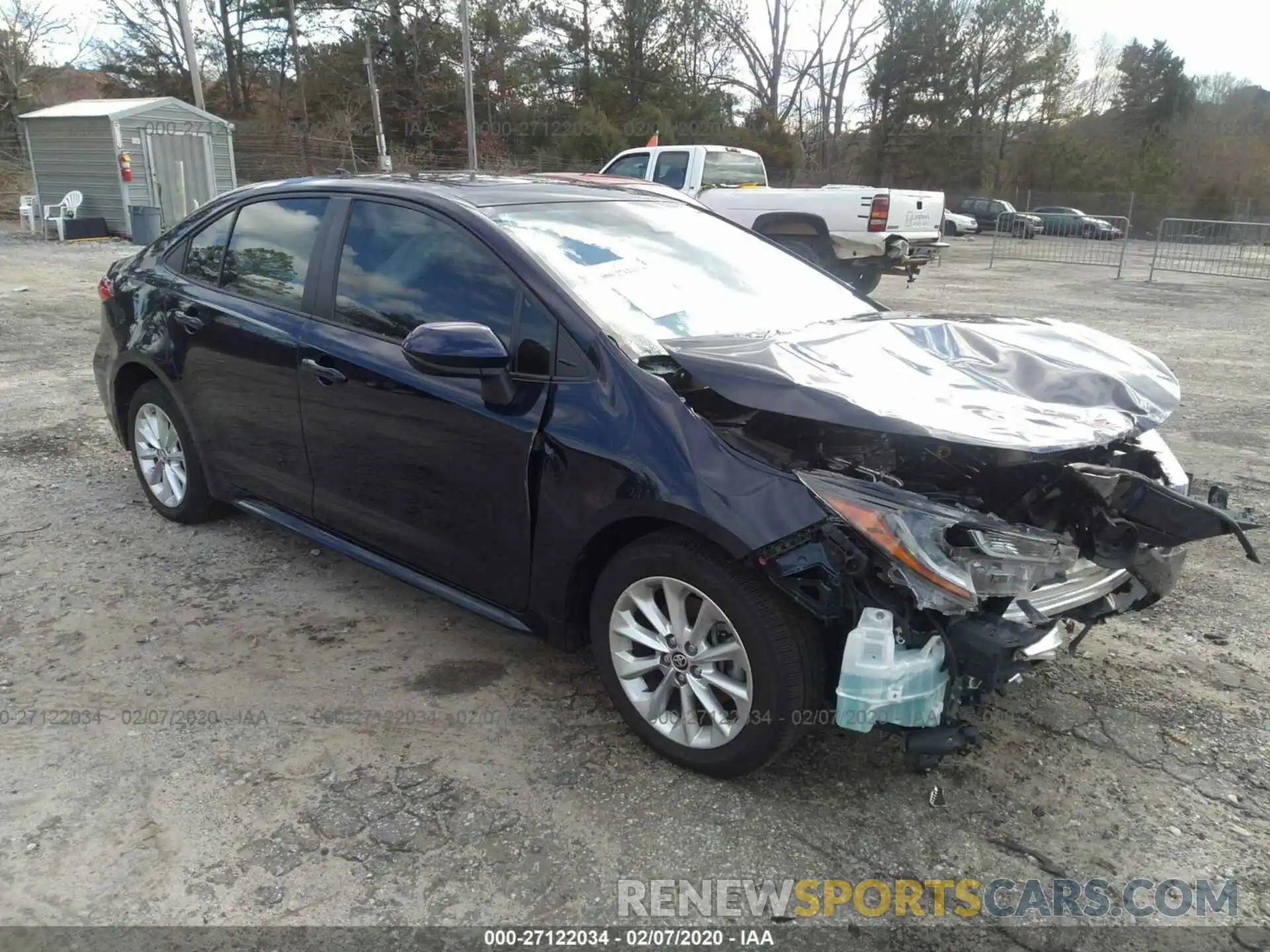 1 Photograph of a damaged car JTDHPRAE8LJ034067 TOYOTA COROLLA 2020