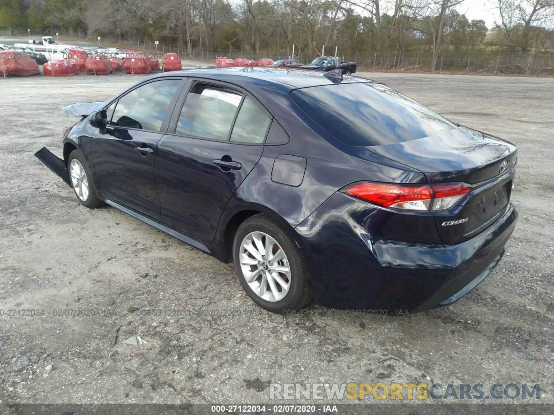 3 Photograph of a damaged car JTDHPRAE8LJ034067 TOYOTA COROLLA 2020