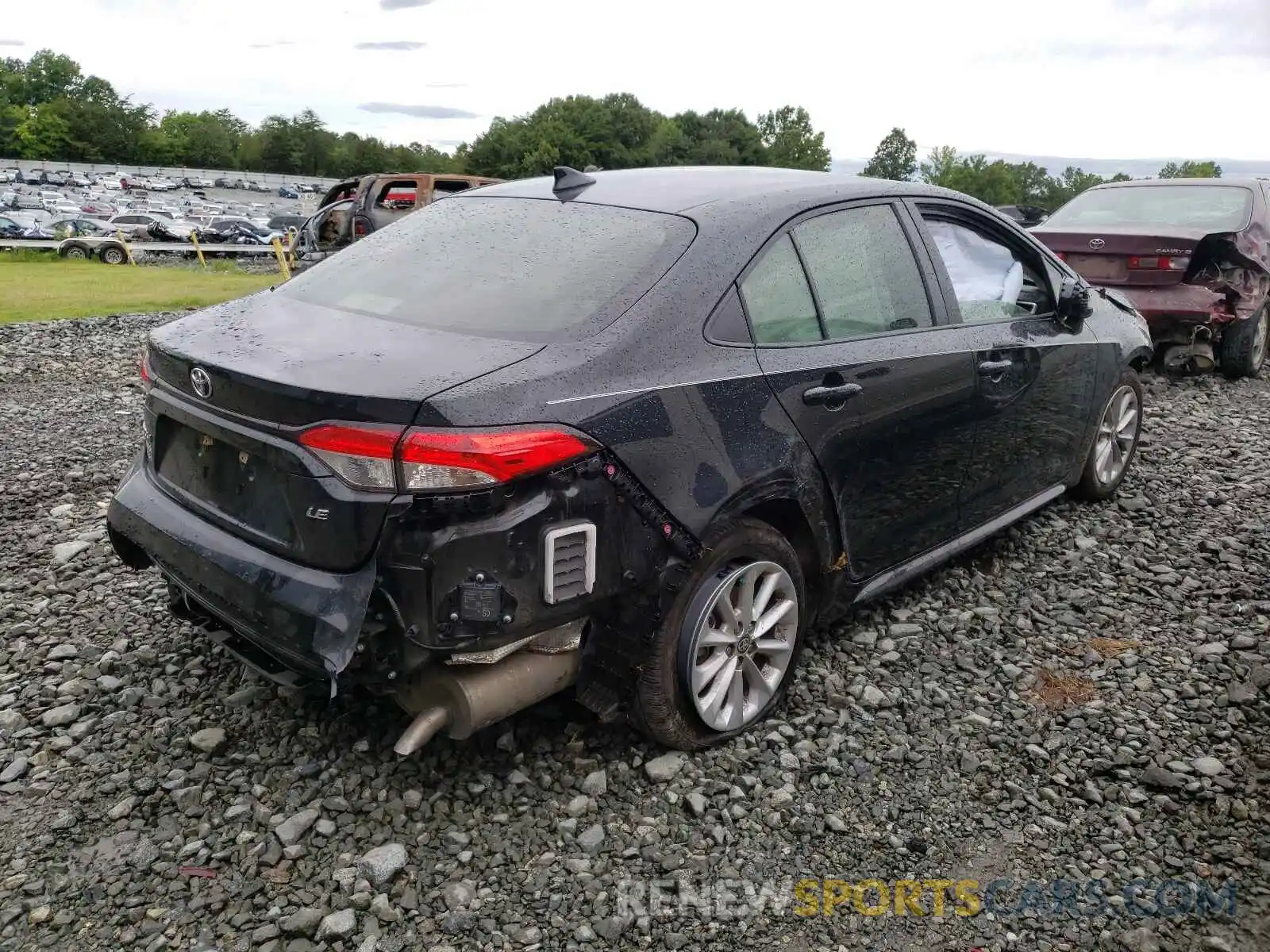 4 Photograph of a damaged car JTDHPRAE8LJ045019 TOYOTA COROLLA 2020