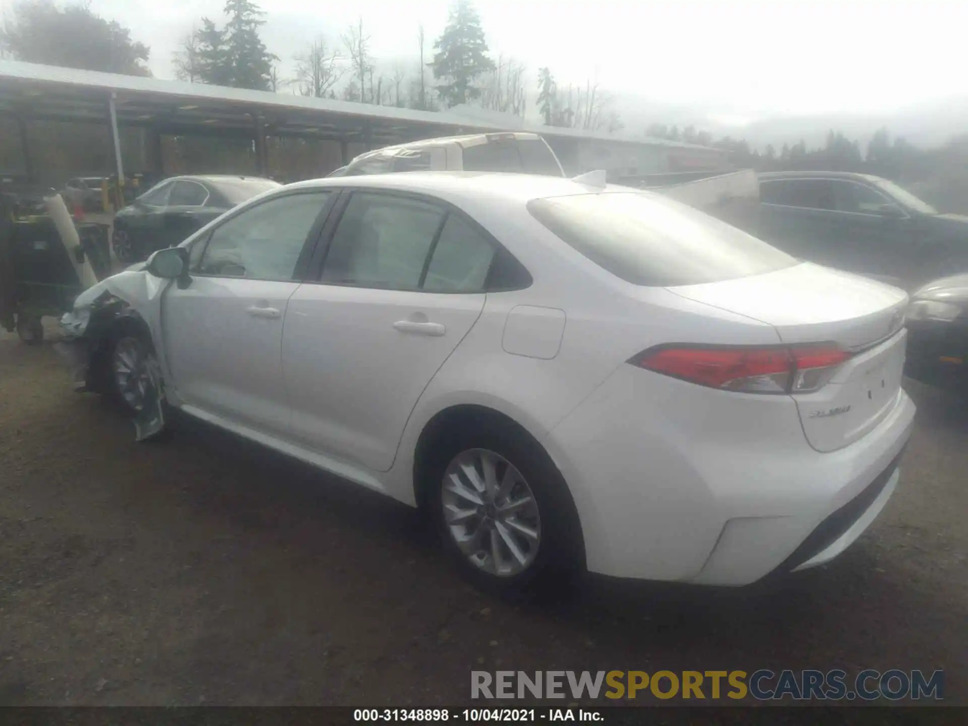 3 Photograph of a damaged car JTDHPRAE8LJ048843 TOYOTA COROLLA 2020