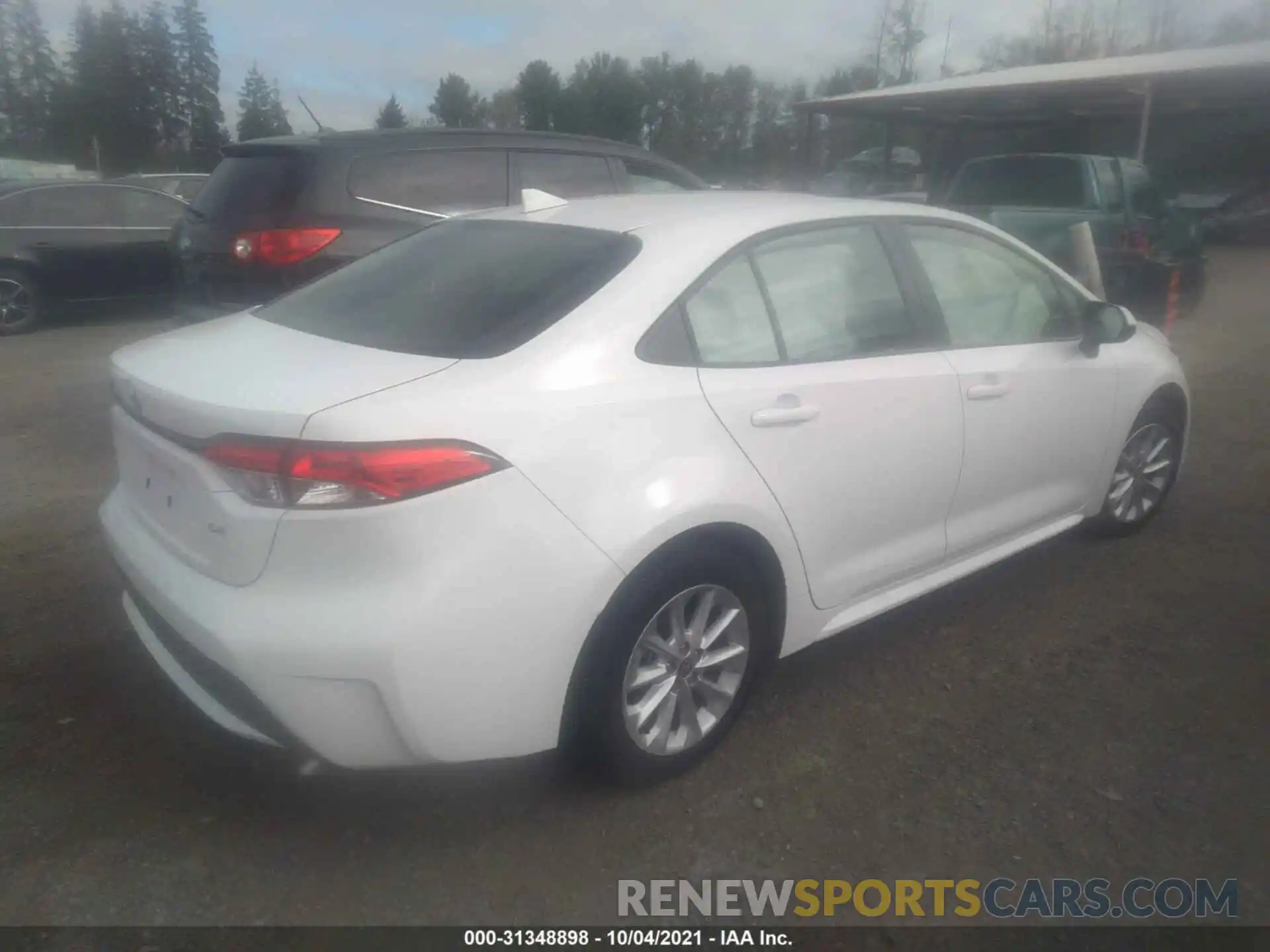 4 Photograph of a damaged car JTDHPRAE8LJ048843 TOYOTA COROLLA 2020