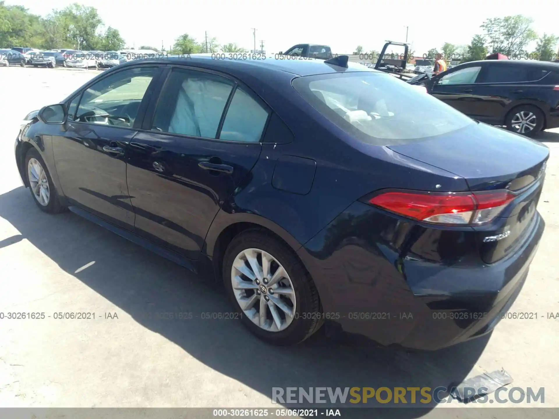 3 Photograph of a damaged car JTDHPRAE8LJ060586 TOYOTA COROLLA 2020