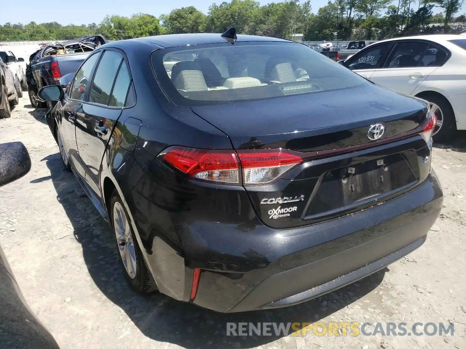 3 Photograph of a damaged car JTDHPRAE8LJ063746 TOYOTA COROLLA 2020