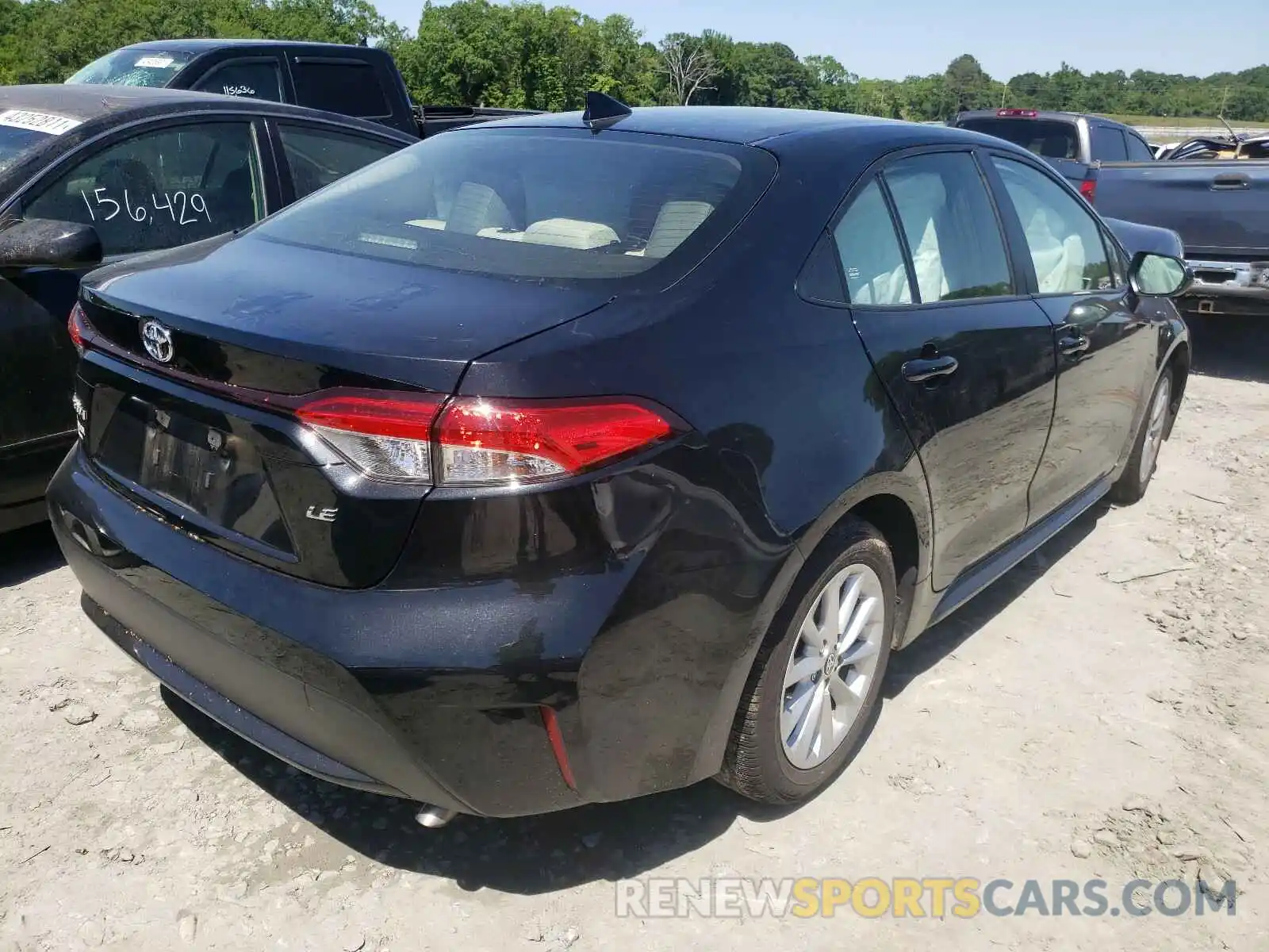 4 Photograph of a damaged car JTDHPRAE8LJ063746 TOYOTA COROLLA 2020