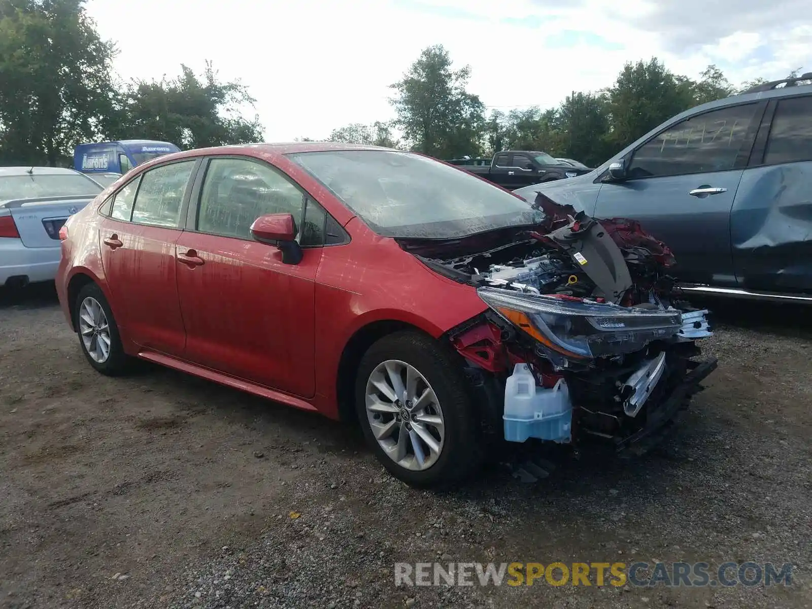 1 Photograph of a damaged car JTDHPRAE8LJ065352 TOYOTA COROLLA 2020