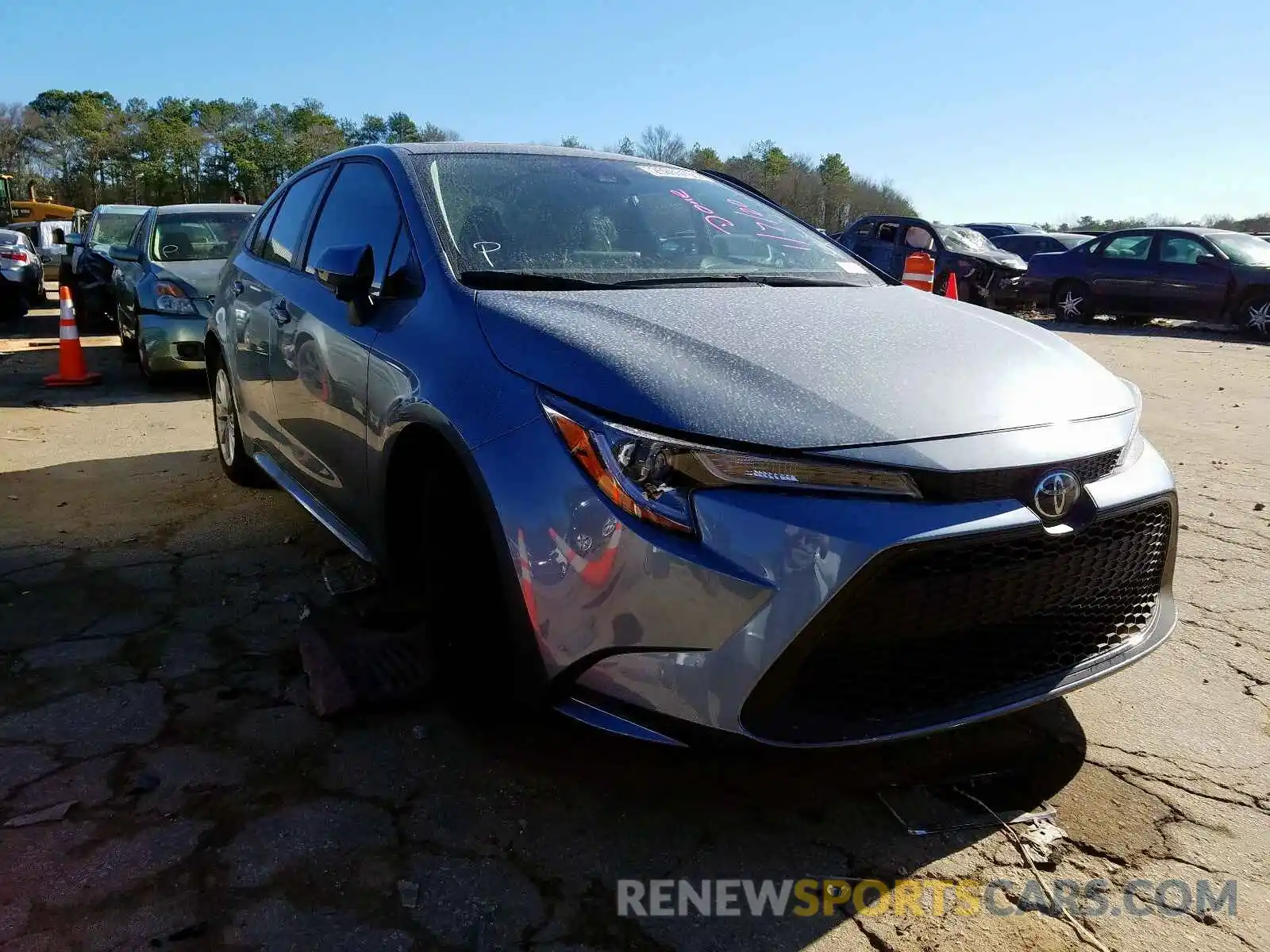 1 Photograph of a damaged car JTDHPRAE8LJ071118 TOYOTA COROLLA 2020