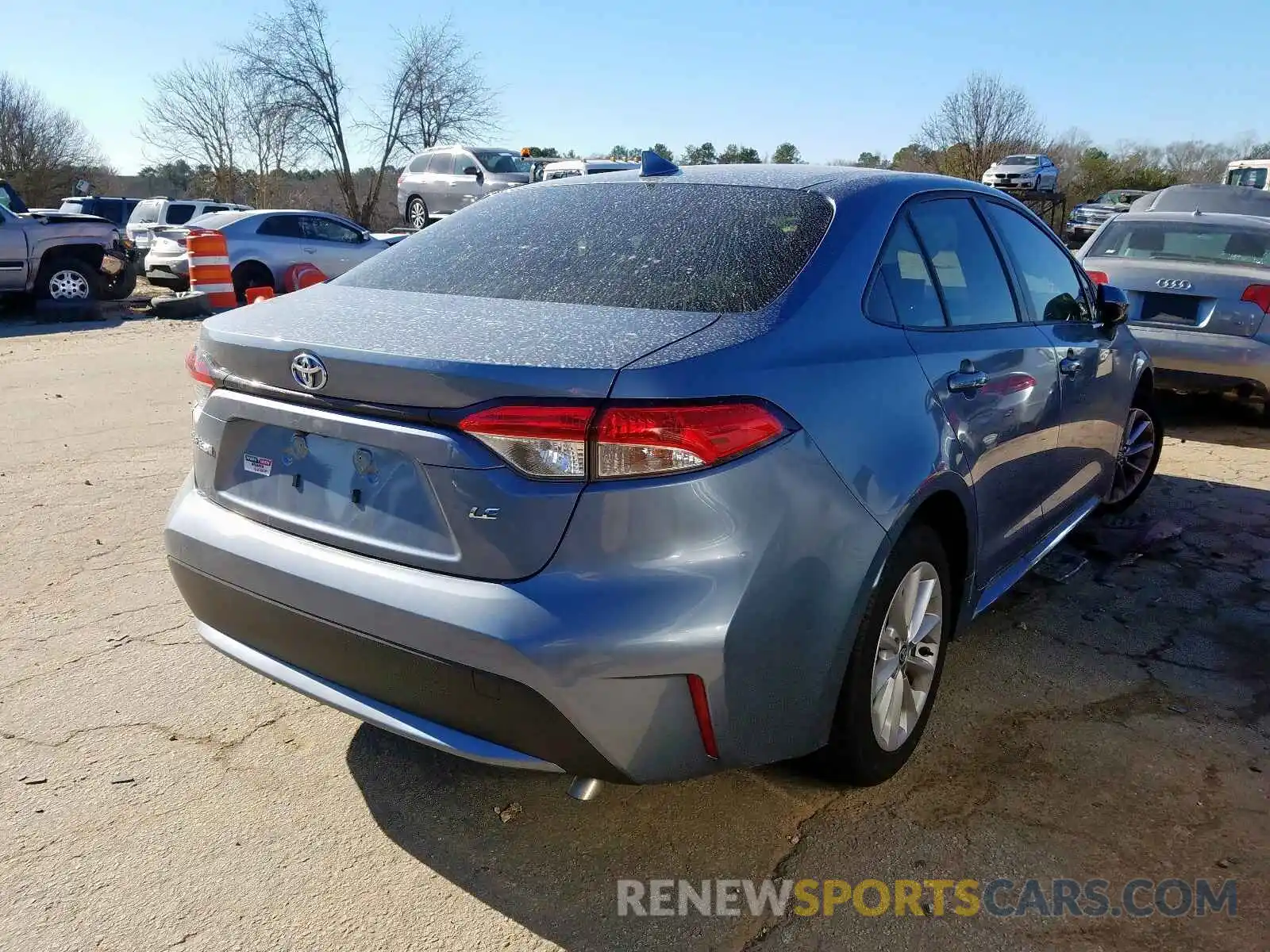 4 Photograph of a damaged car JTDHPRAE8LJ071118 TOYOTA COROLLA 2020