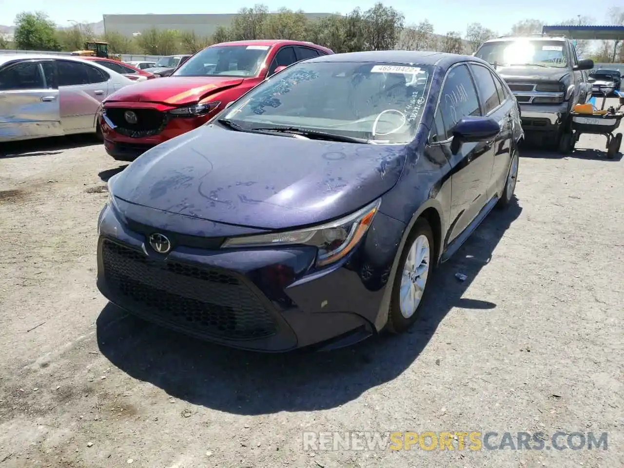 2 Photograph of a damaged car JTDHPRAE9LJ002616 TOYOTA COROLLA 2020