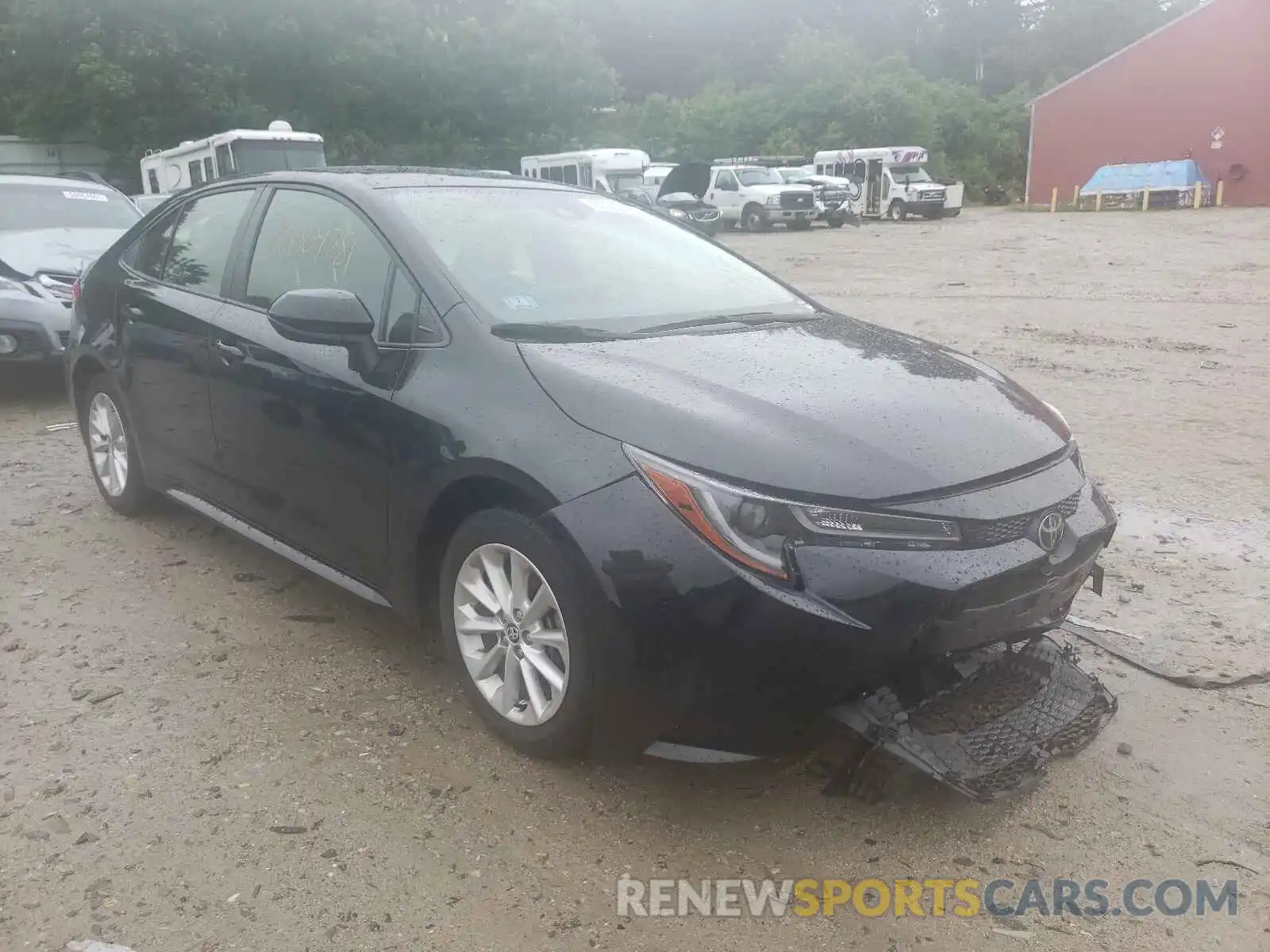 1 Photograph of a damaged car JTDHPRAE9LJ005676 TOYOTA COROLLA 2020