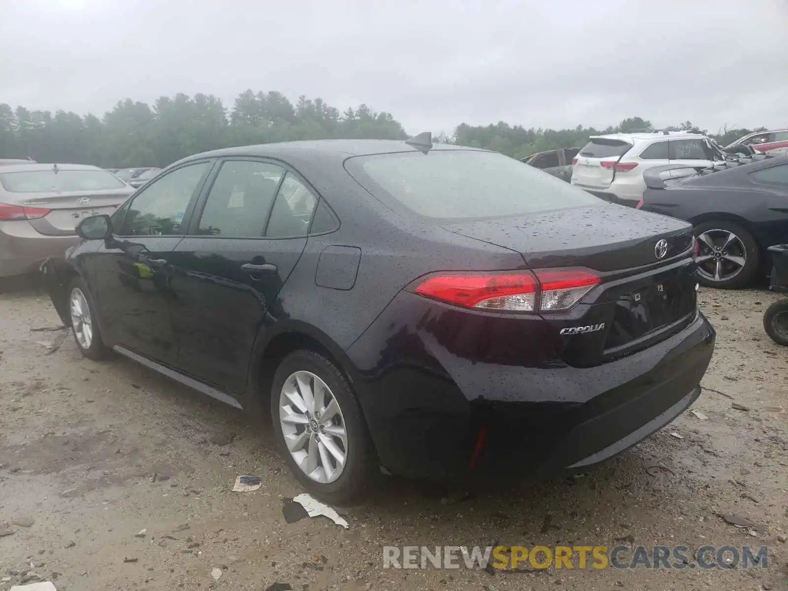 3 Photograph of a damaged car JTDHPRAE9LJ005676 TOYOTA COROLLA 2020